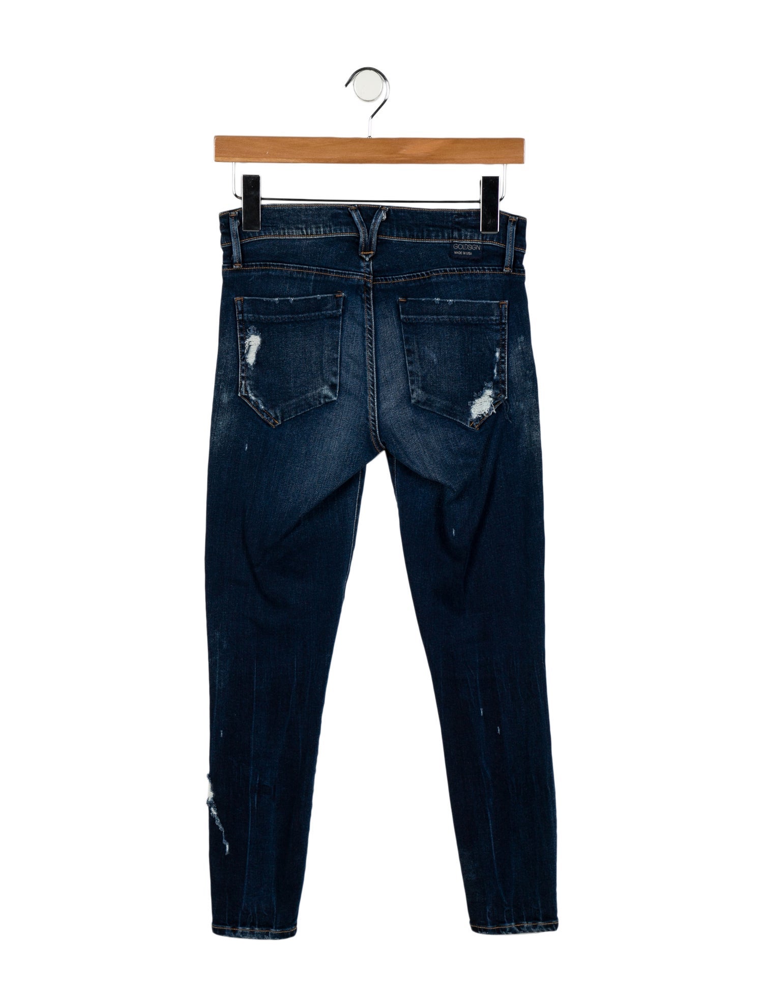 GoldSign Mid-Rise Skinny Leg Jeans