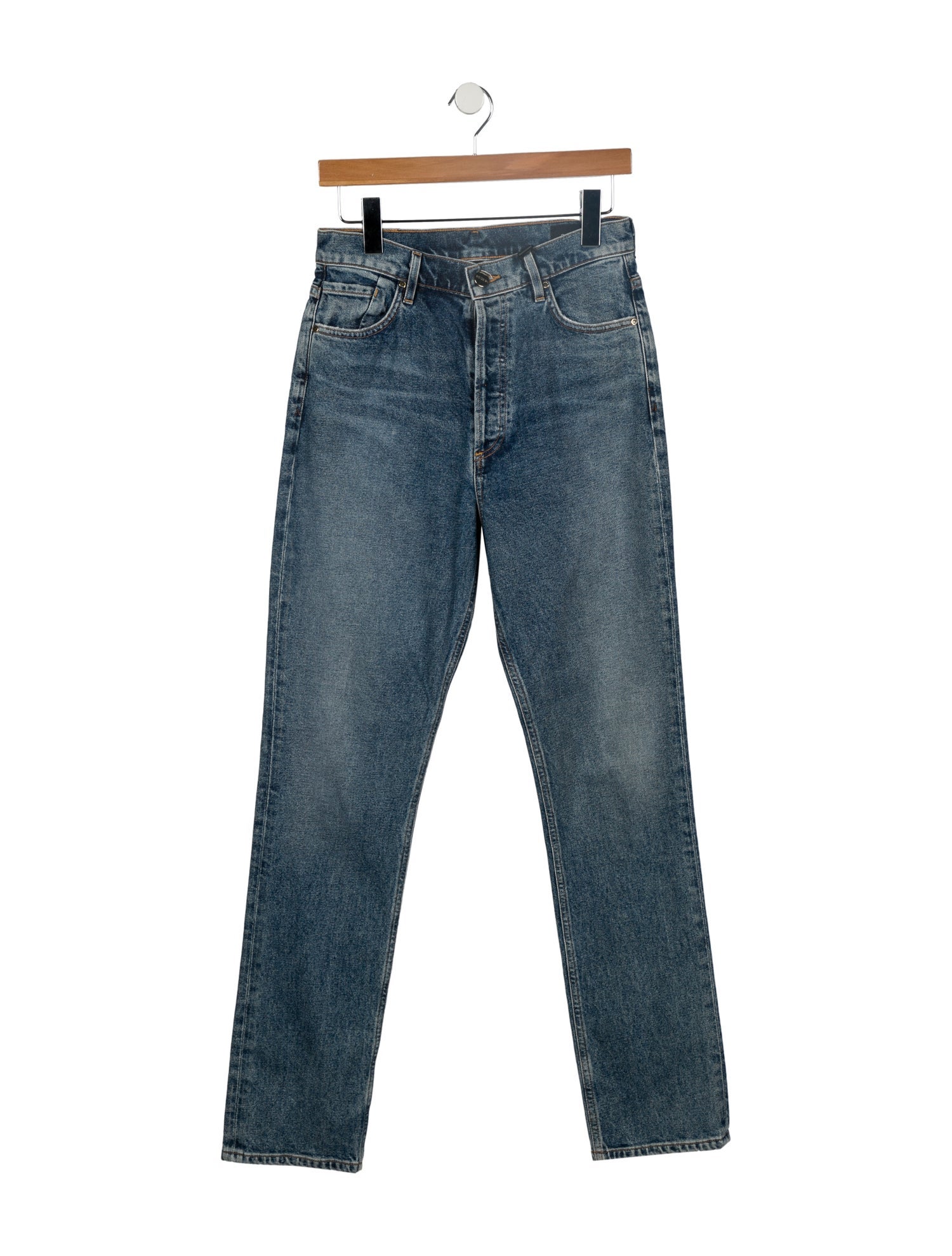 GoldSign High-Rise Straight Leg Jeans w/ Tags