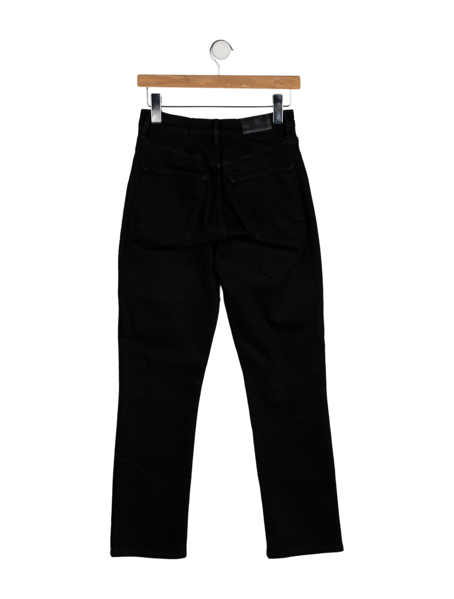 GoldSign High-Rise Straight Leg Jeans