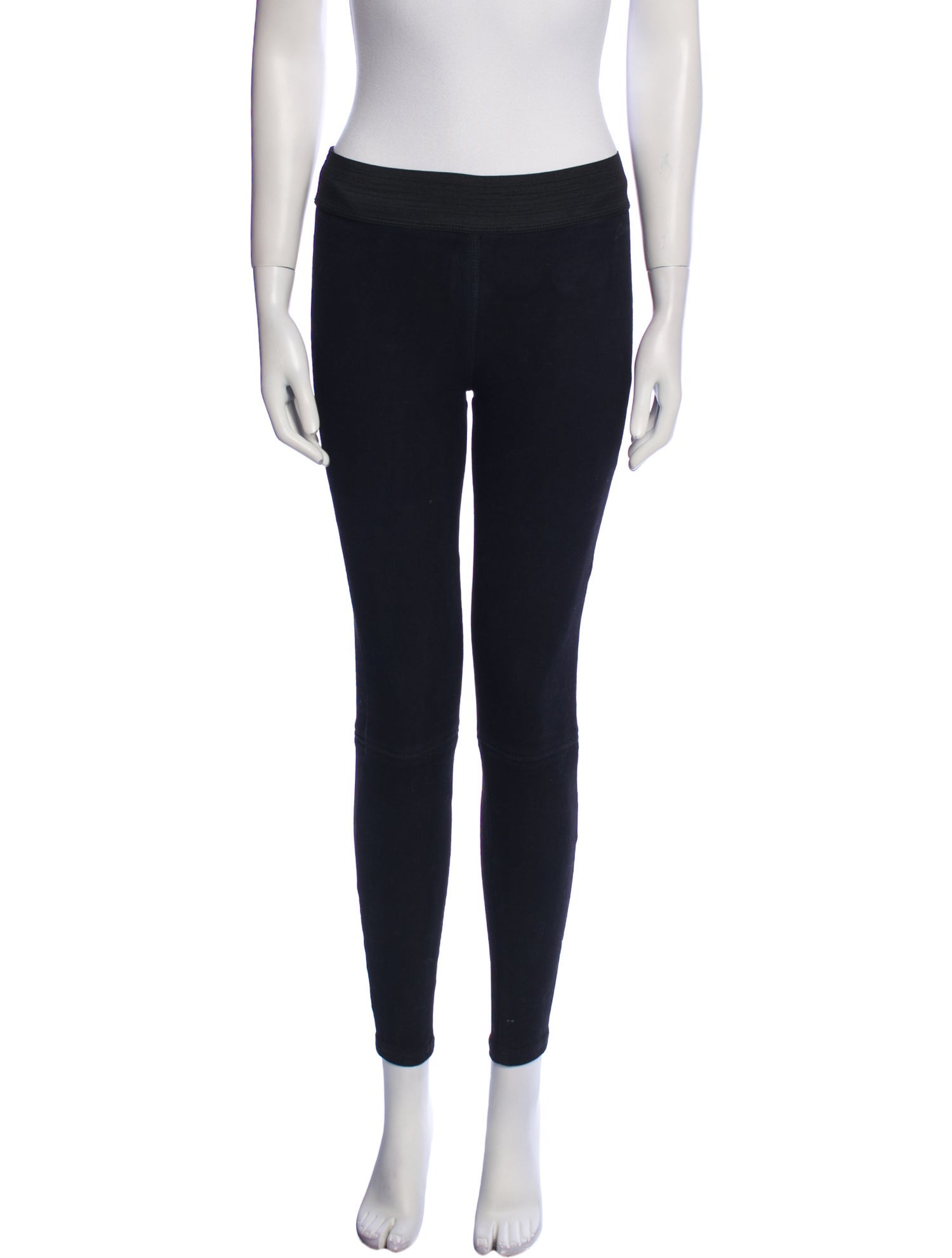 GoldSign Suede Skinny Leg Pants