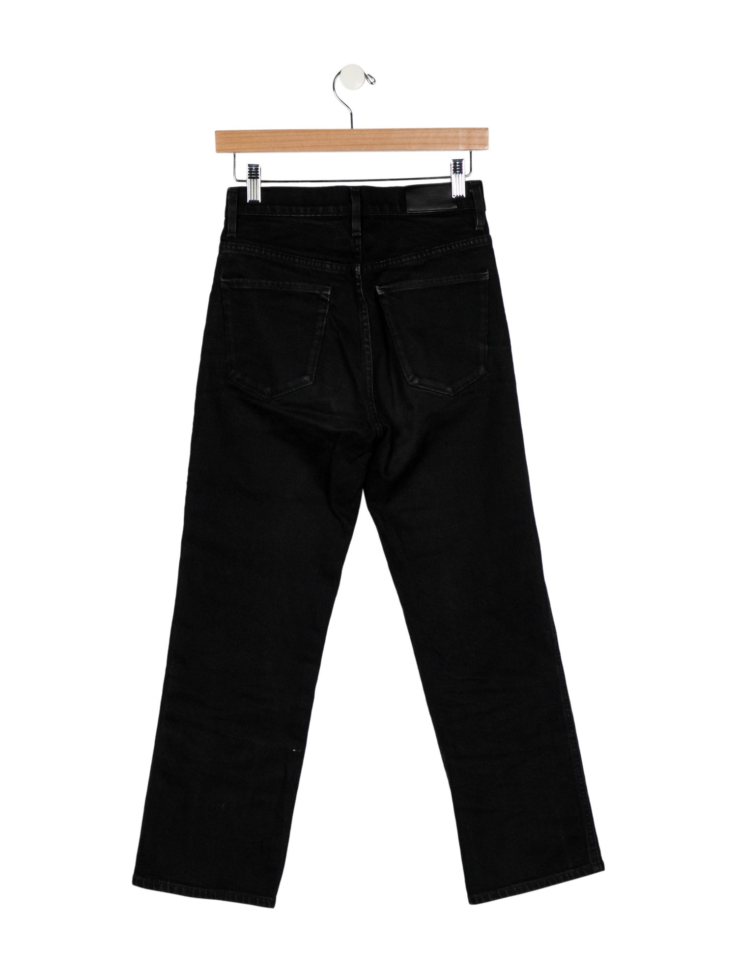 GoldSign High-Rise Straight Leg Jeans
