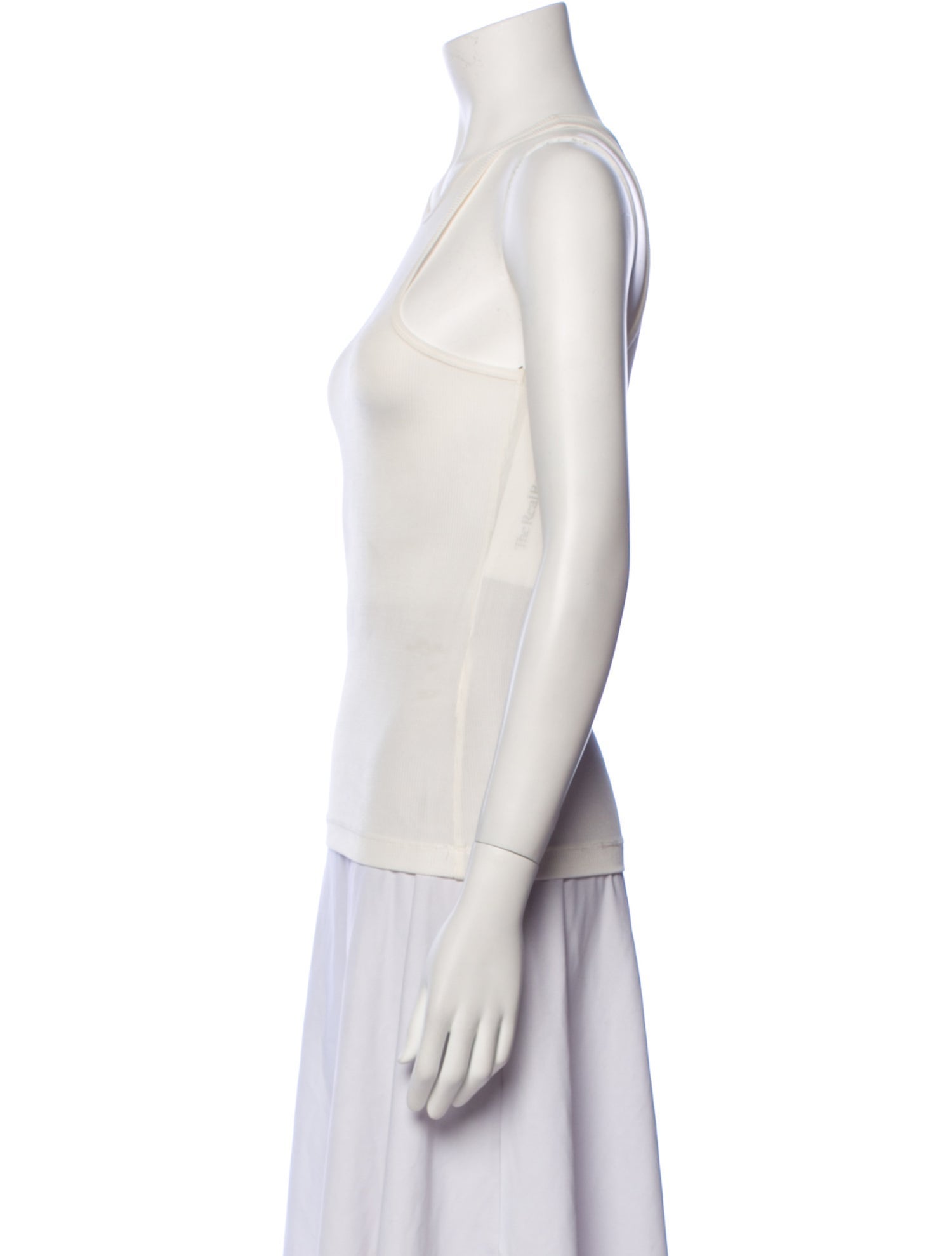 GoldSign Scoop Neck Sleeveless Top