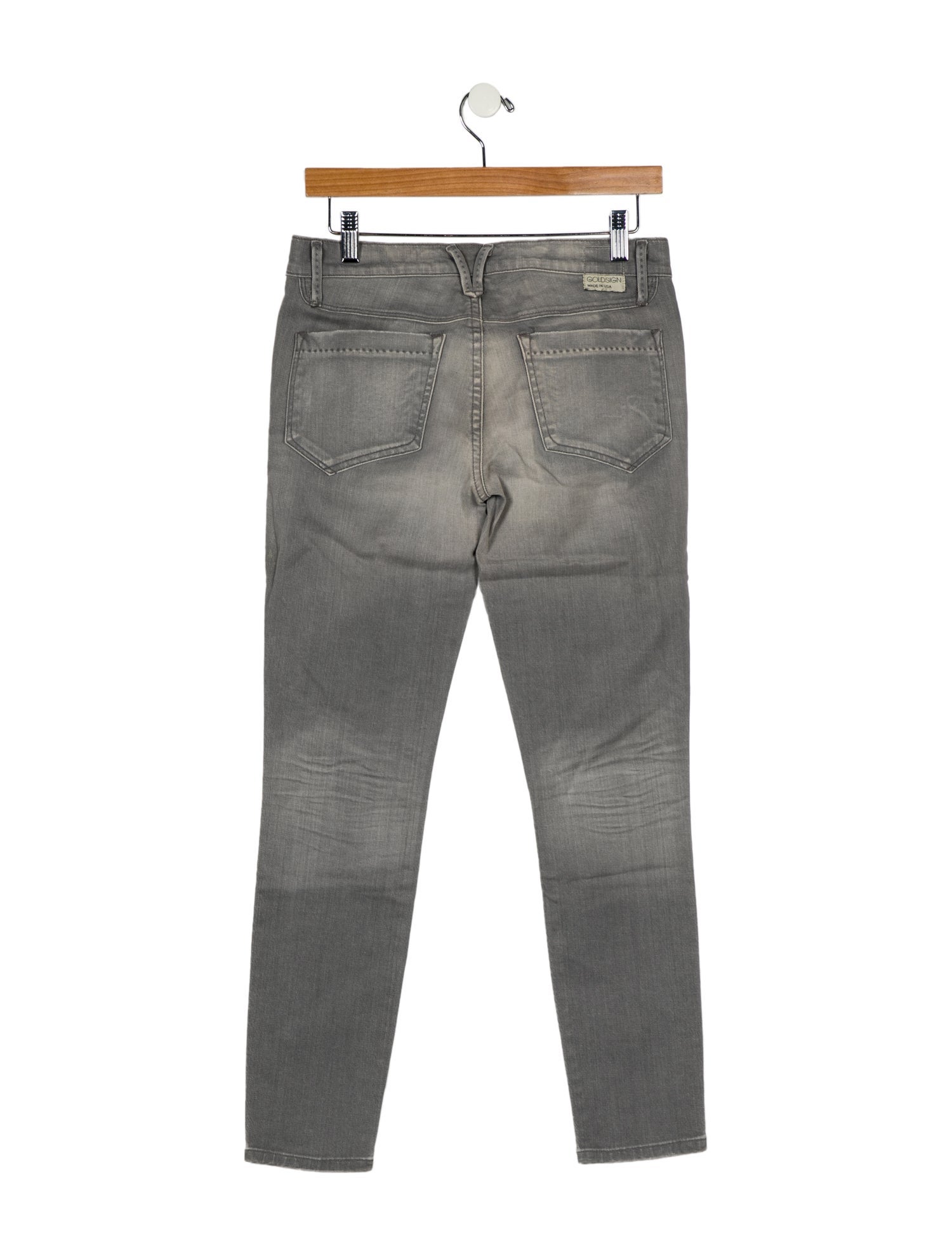 GoldSign Mid-Rise Skinny Leg Jeans