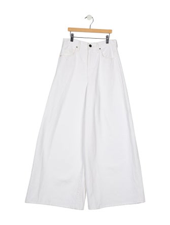 GoldSign High-Rise Wide Leg Jeans