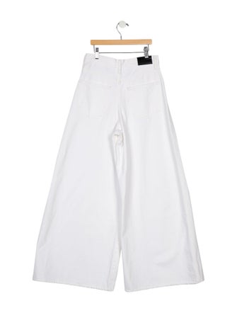 GoldSign High-Rise Wide Leg Jeans