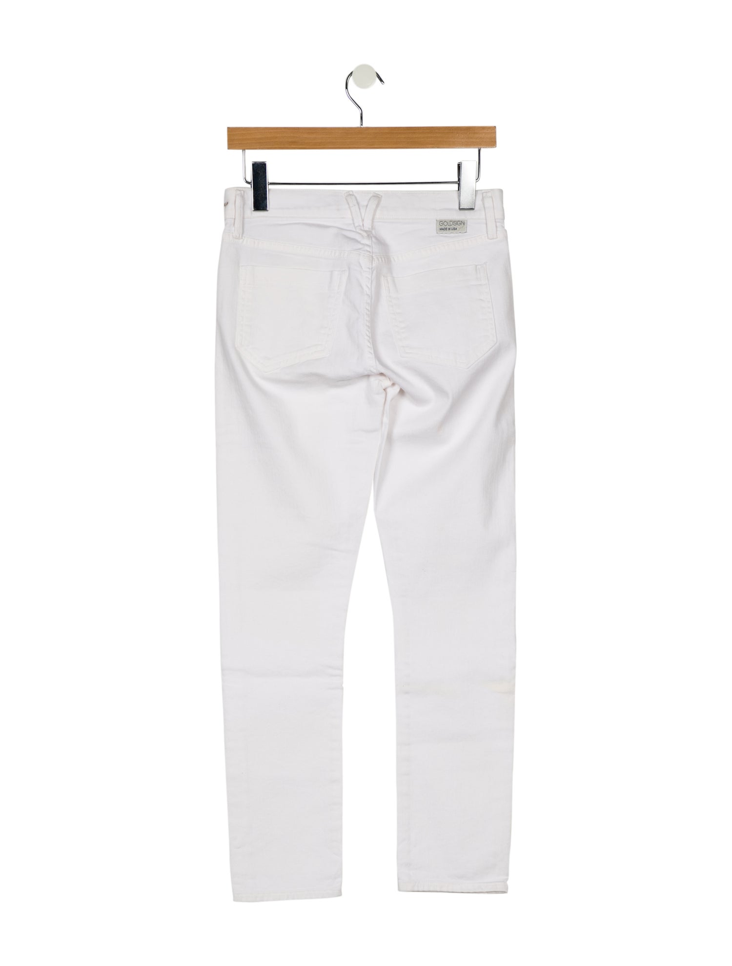 GoldSign Mid-Rise Skinny Leg Jeans