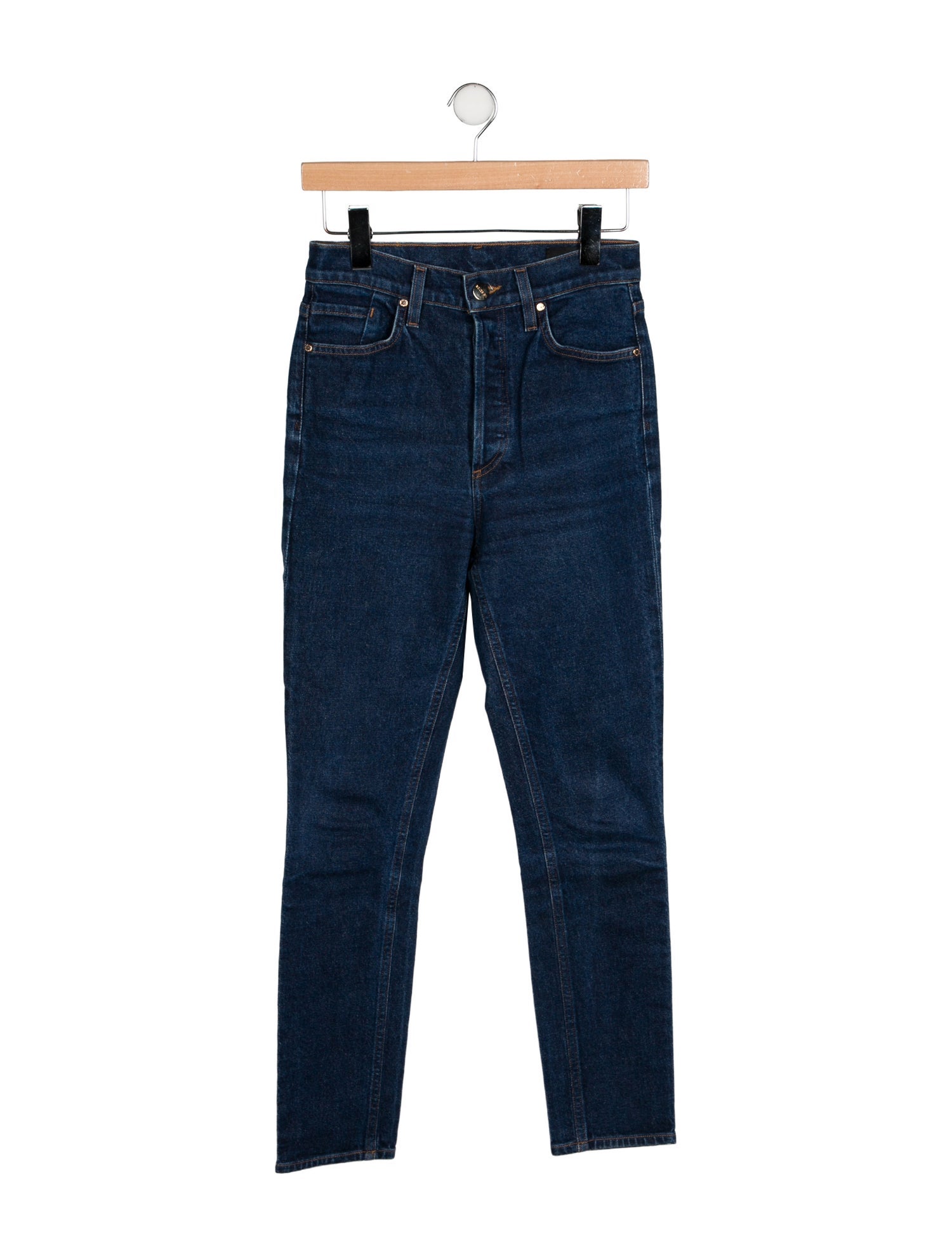 GoldSign High-Rise Skinny Leg Jeans