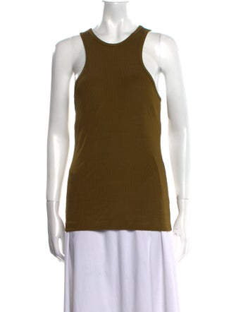 GoldSign Scoop Neck Sleeveless Top