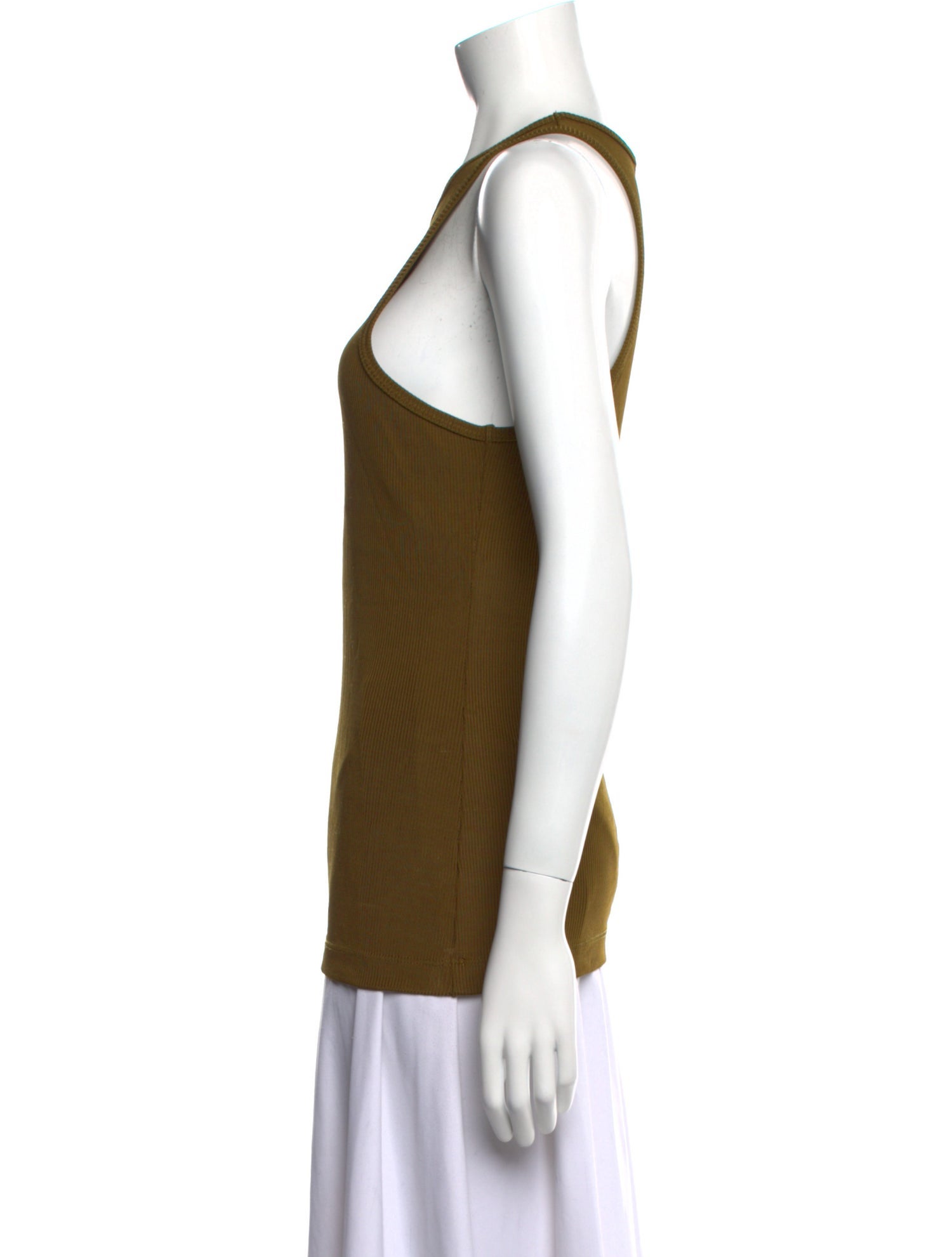 GoldSign Scoop Neck Sleeveless Top