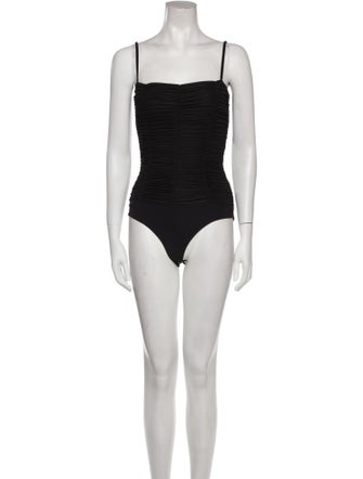 GoldSign Square Neckline Sleeveless Bodysuit