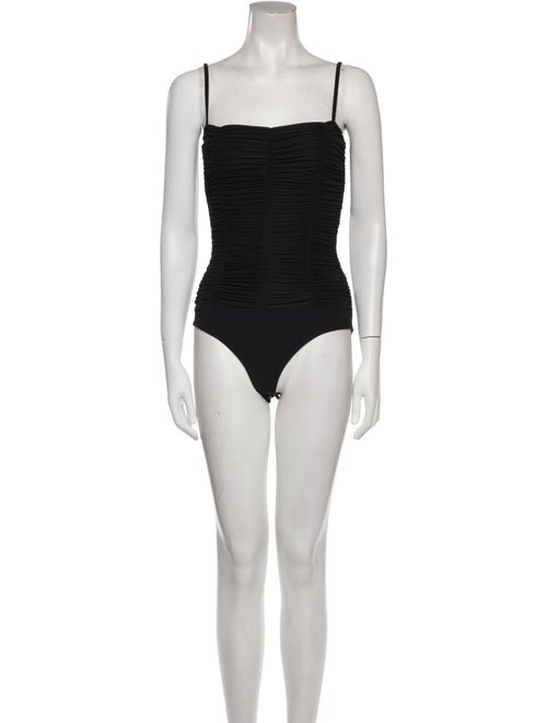 GoldSign Square Neckline Sleeveless Bodysuit