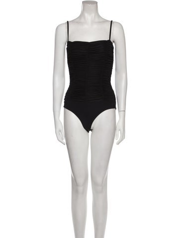 GoldSign Tops Square Neckline Sleeveless Bodysuit S