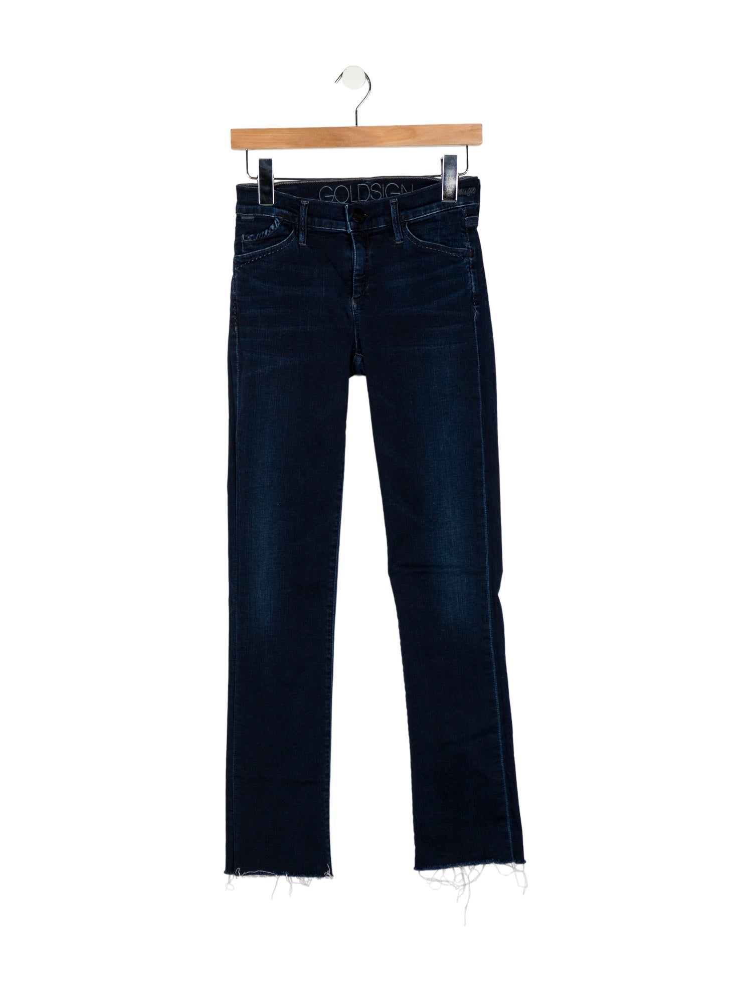 GoldSign Mid-Rise Skinny Leg Jeans