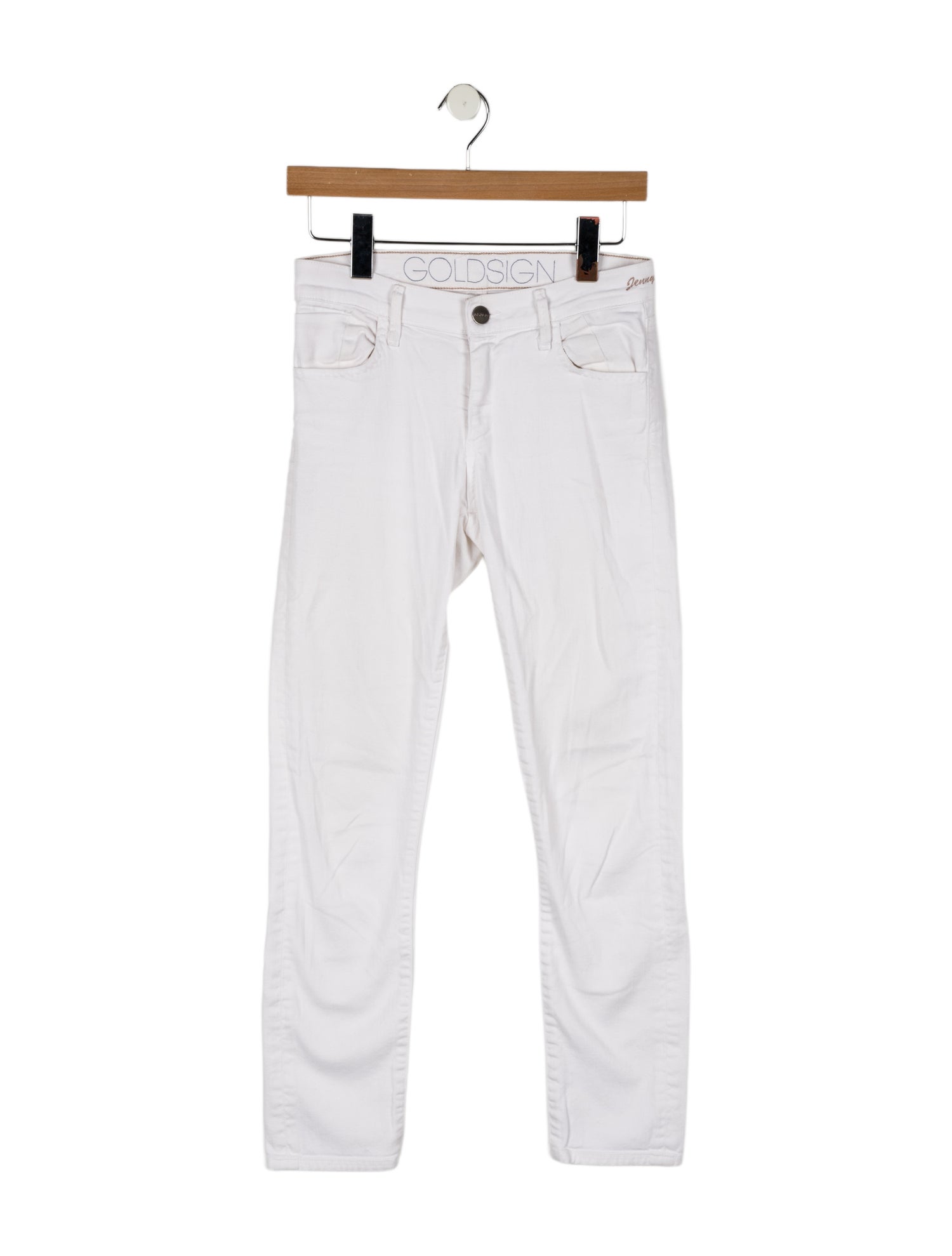 GoldSign Mid-Rise Skinny Leg Jeans