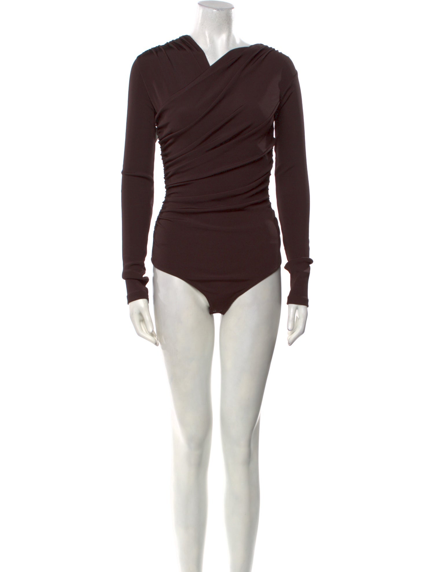 GoldSign Asymmetrical Long Sleeve Bodysuit w/ Tags