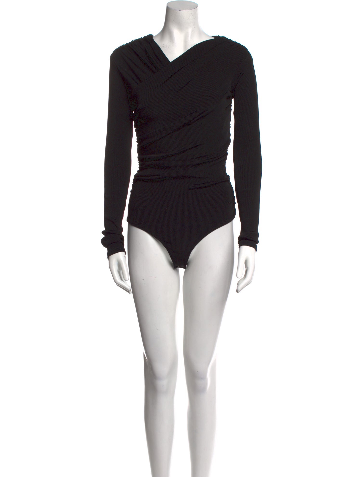 GoldSign Cowl Neck Long Sleeve Bodysuit