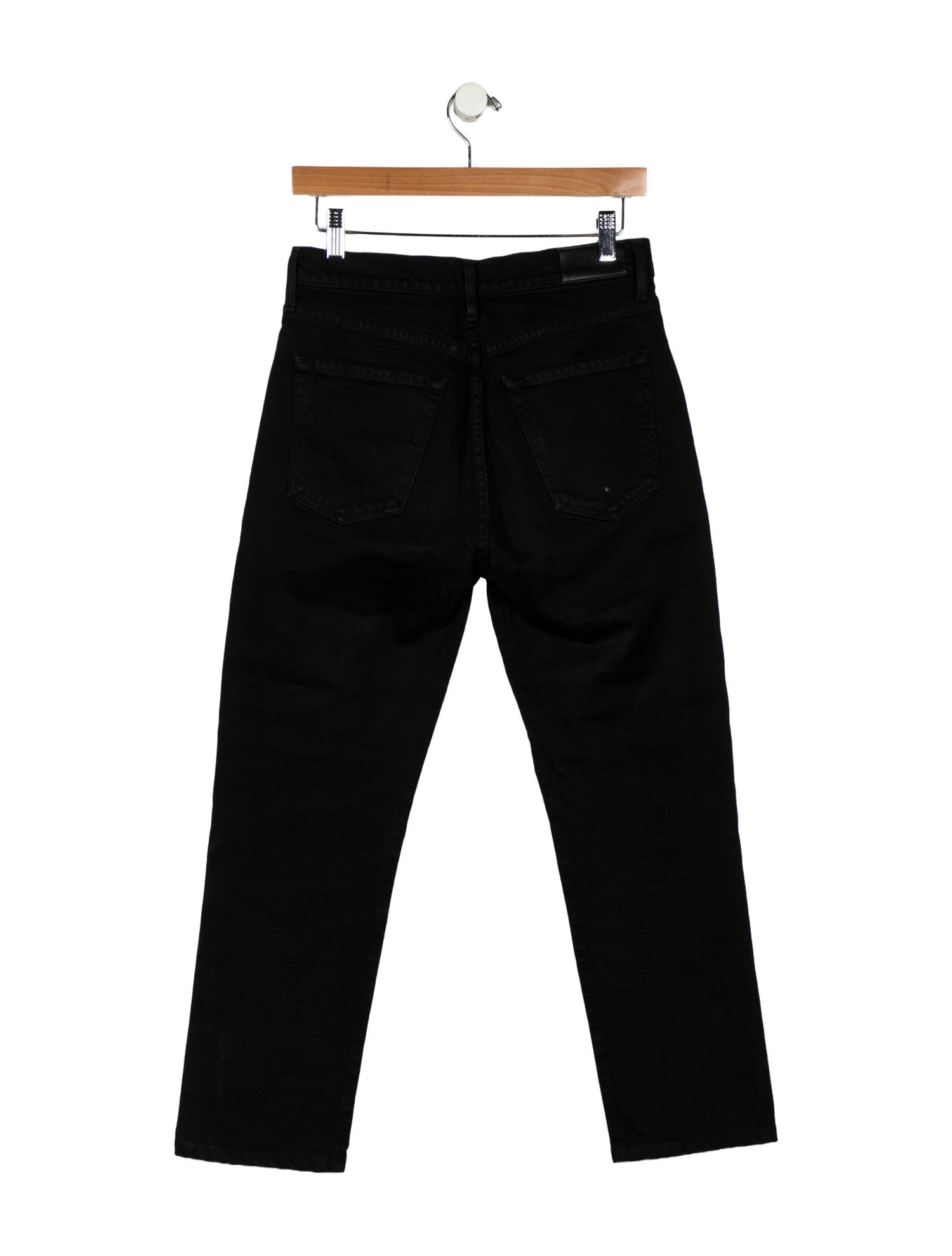 GoldSign Mid-Rise Straight Leg Jeans