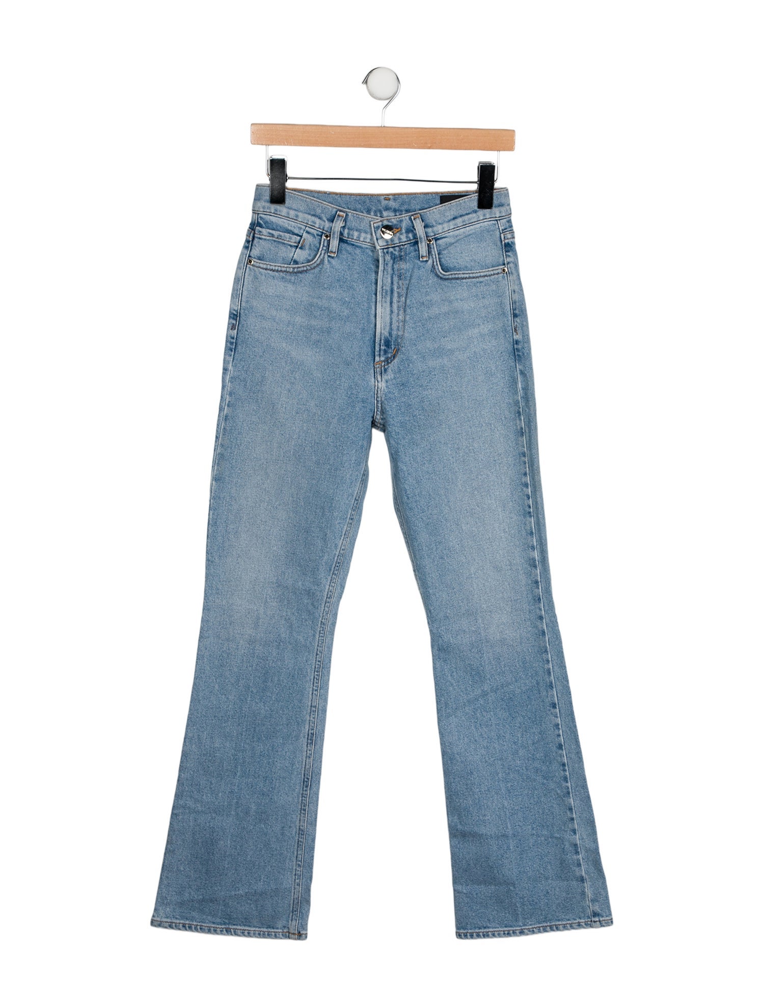 GoldSign High-Rise Wide Leg Jeans