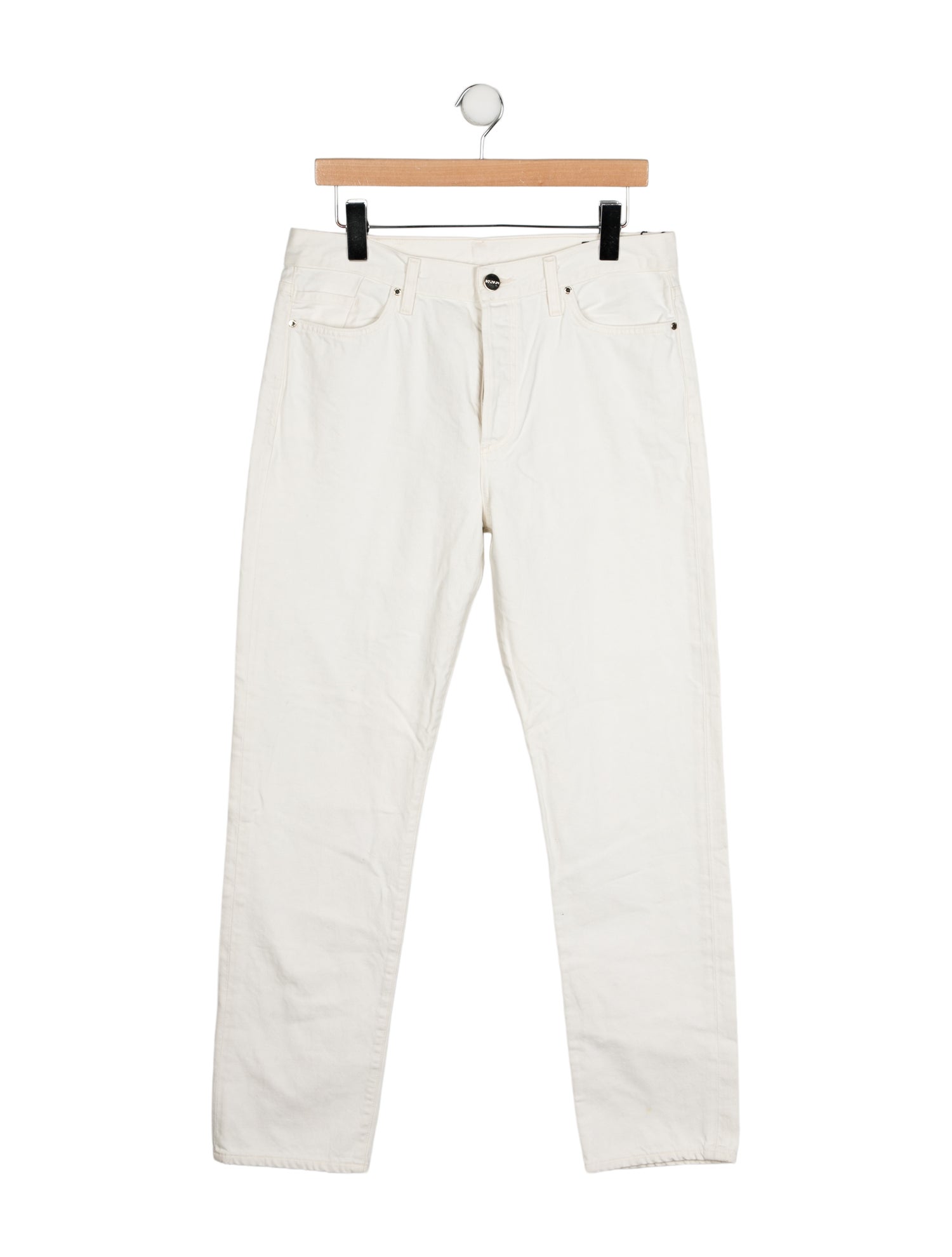 GoldSign High-Rise Straight Leg Jeans