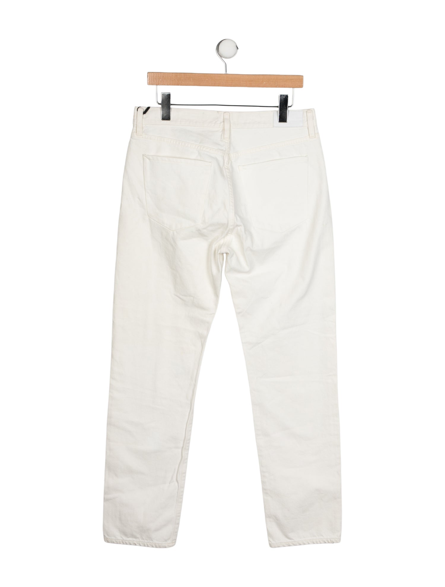 GoldSign High-Rise Straight Leg Jeans