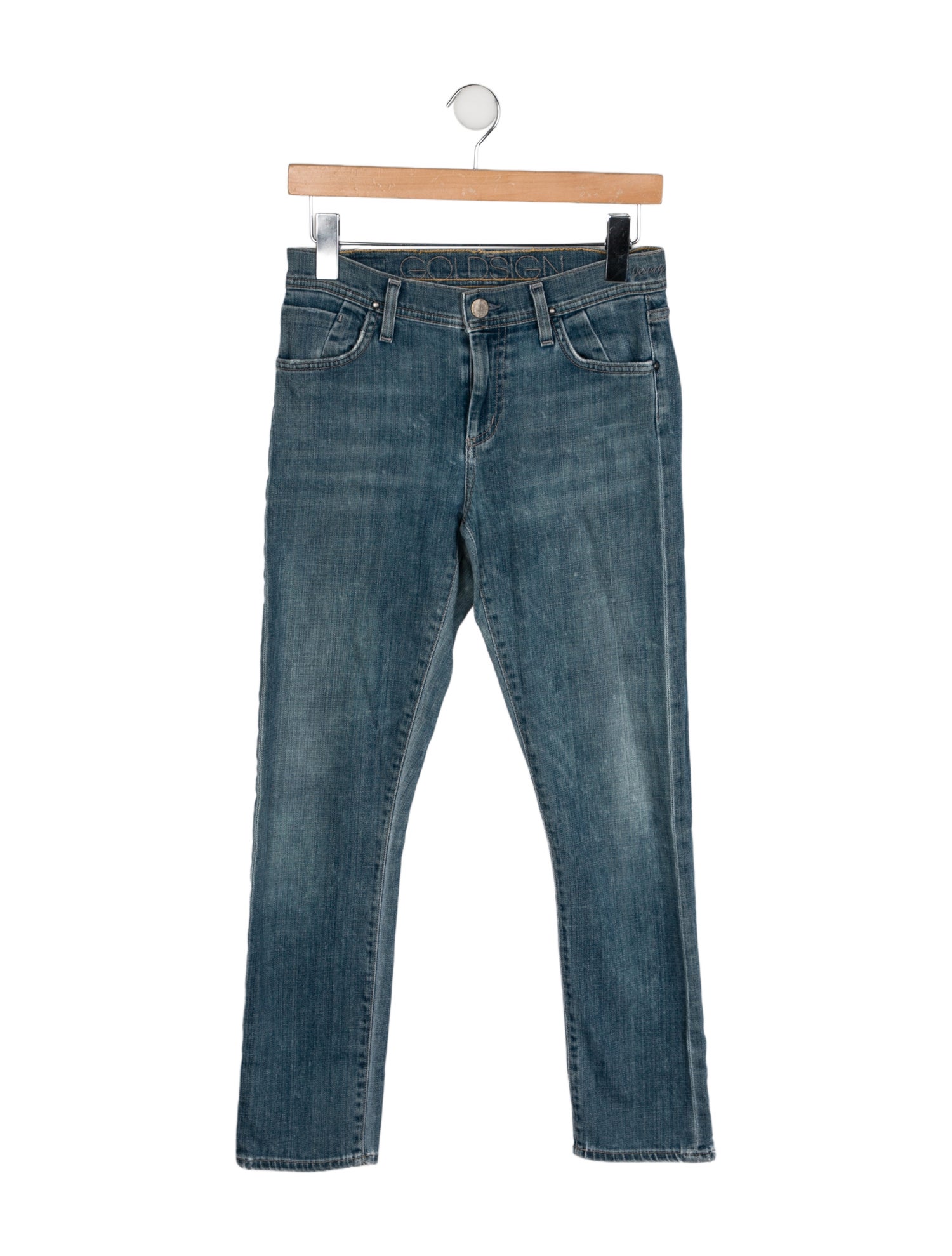 GoldSign Mid-Rise Skinny Leg Jeans