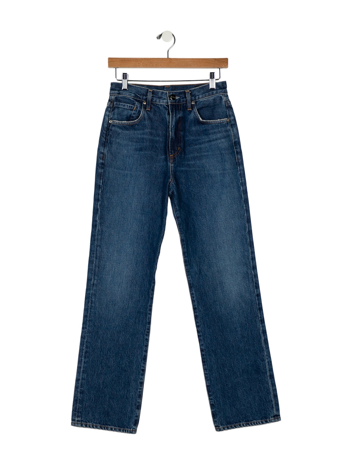 GoldSign High-Rise Straight Leg Jeans w/ Tags