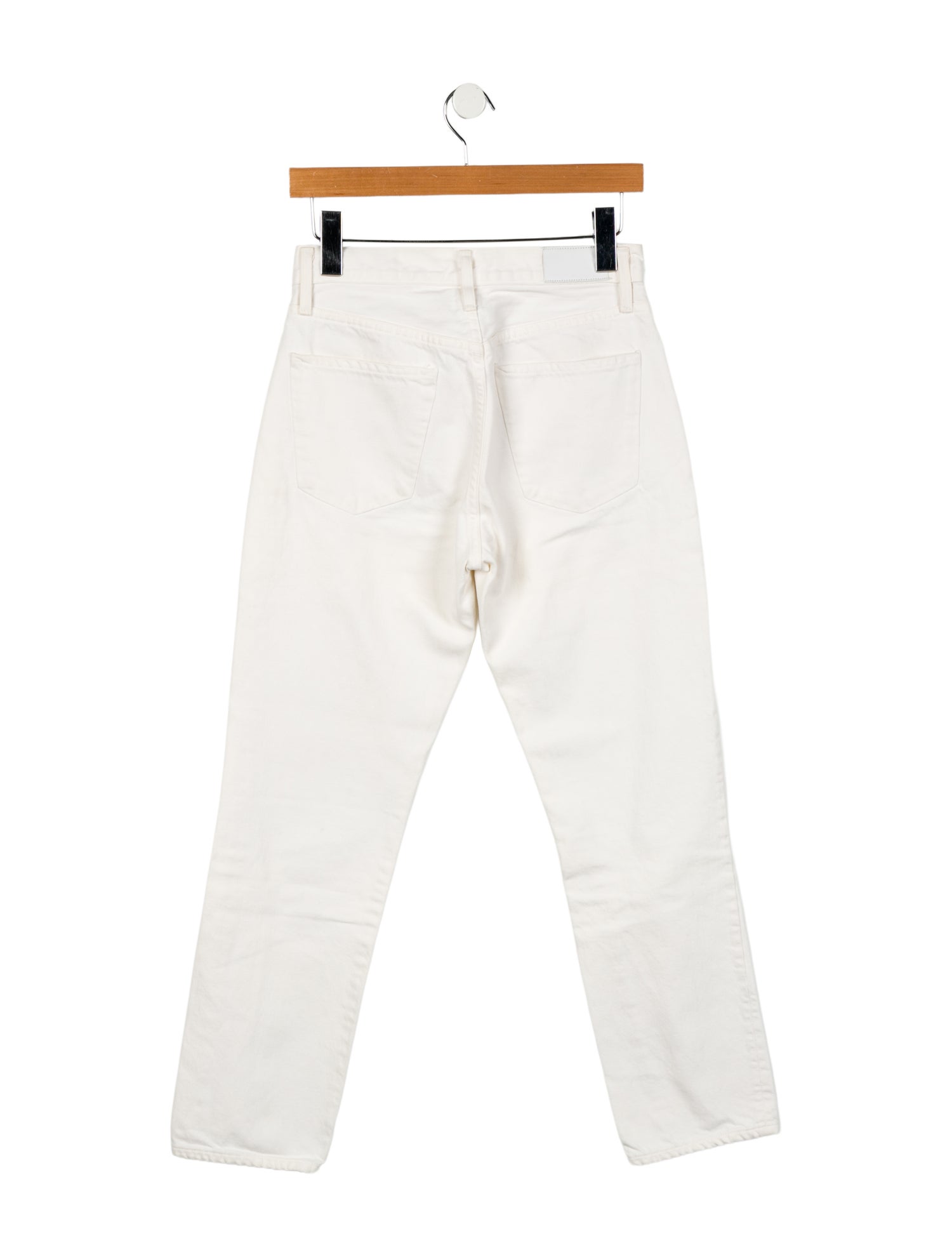 GoldSign High-Rise Straight Leg Jeans