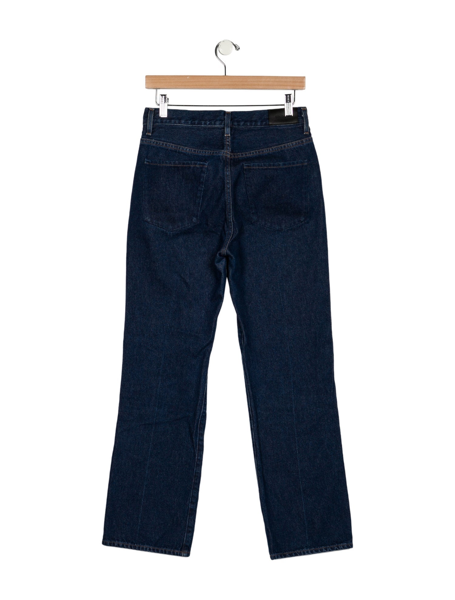 GoldSign High-Rise Straight Leg Jeans
