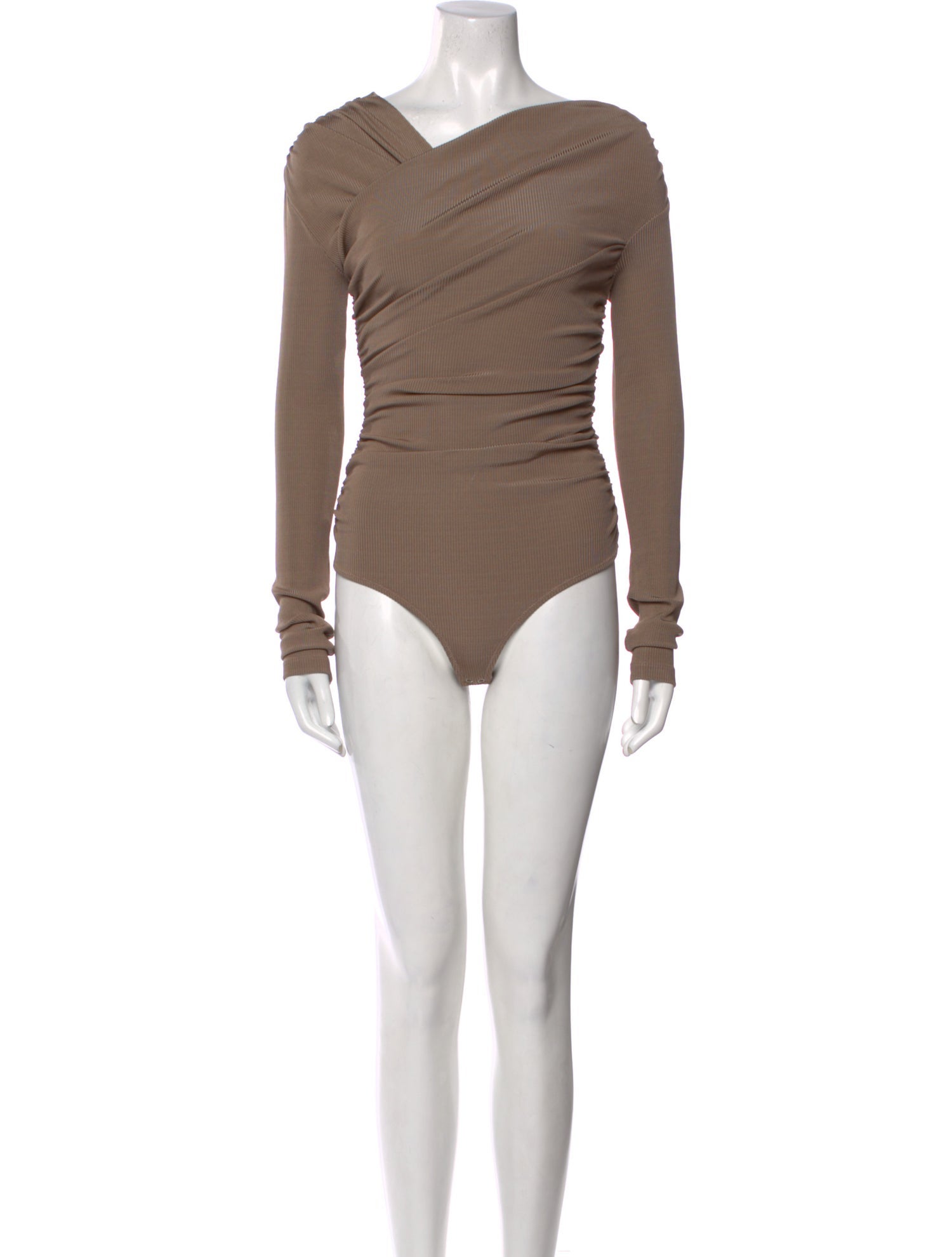 GoldSign Asymmetrical Long Sleeve Bodysuit w/ Tags