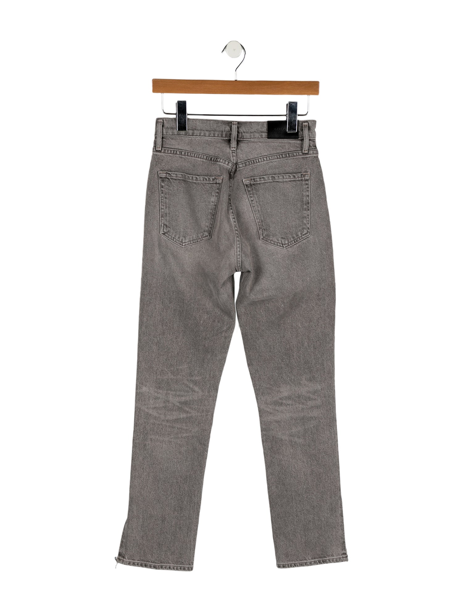 GoldSign High-Rise Straight Leg Jeans