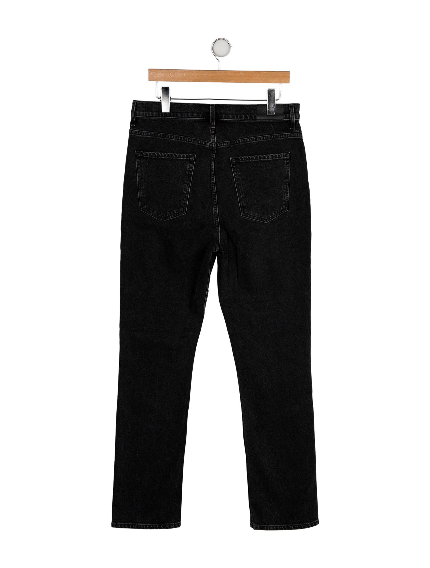 GoldSign High-Rise Straight Leg Jeans