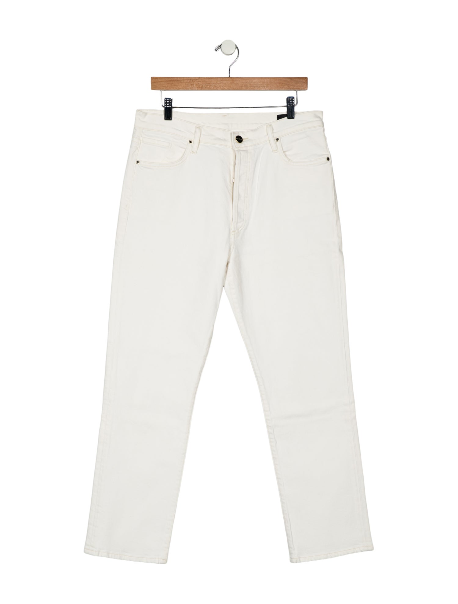 GoldSign High-Rise Wide Leg Jeans