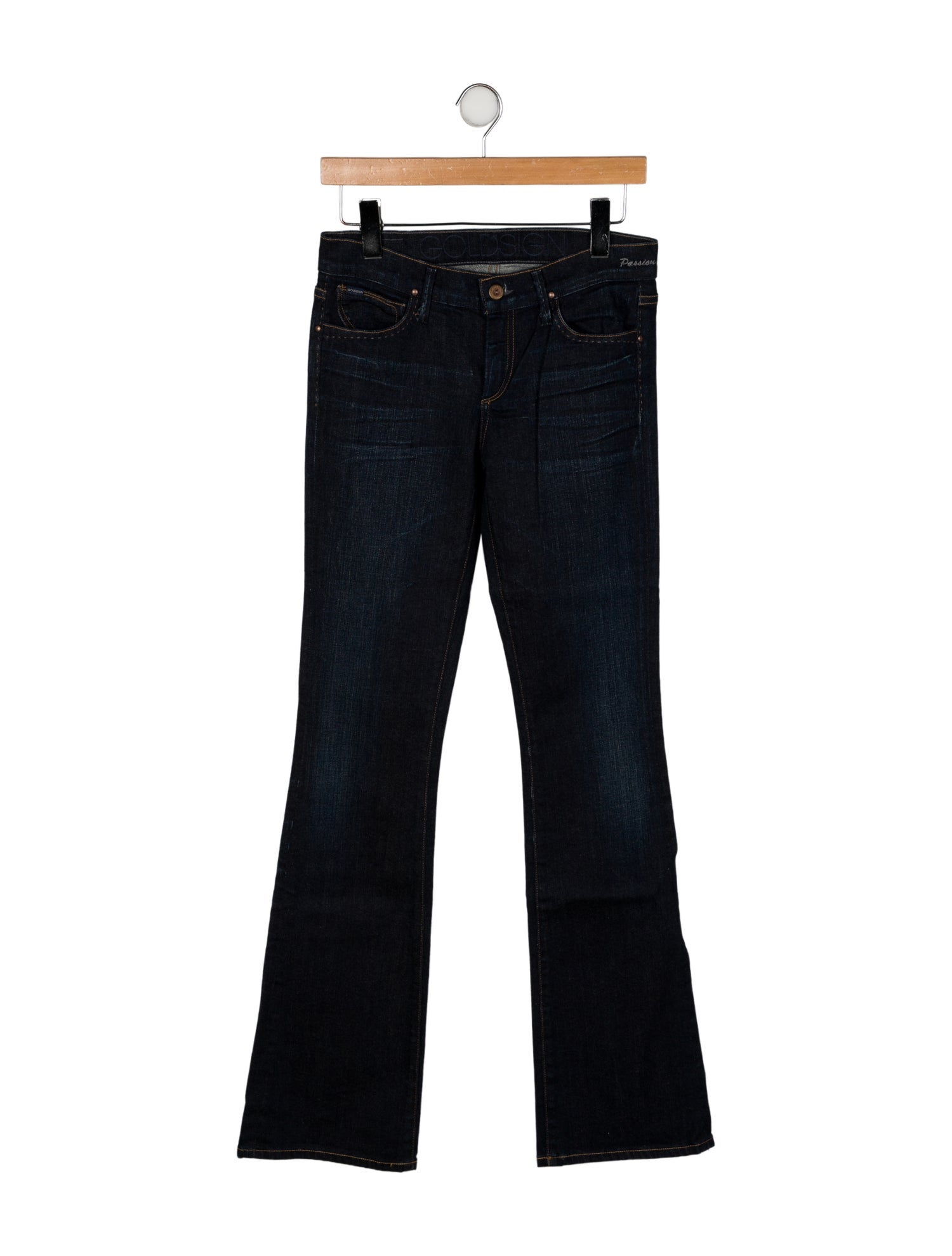 GoldSign Mid-Rise Wide Leg Jeans w/ Tags