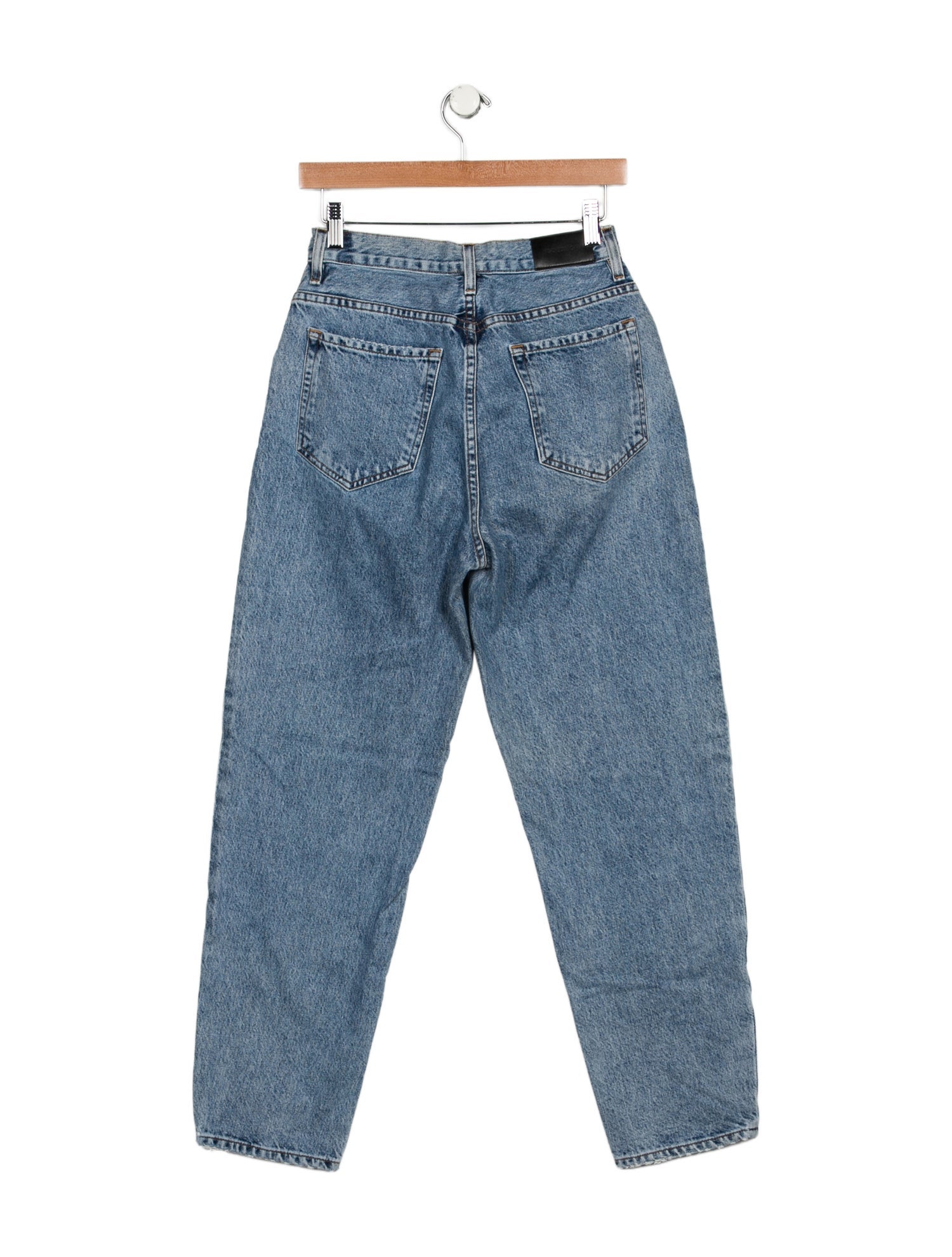 GoldSign High-Rise Straight Leg Jeans