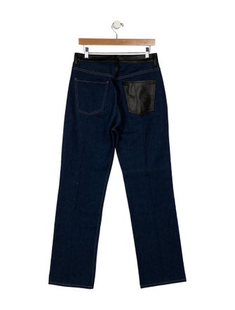 GoldSign High-Rise Wide Leg Jeans