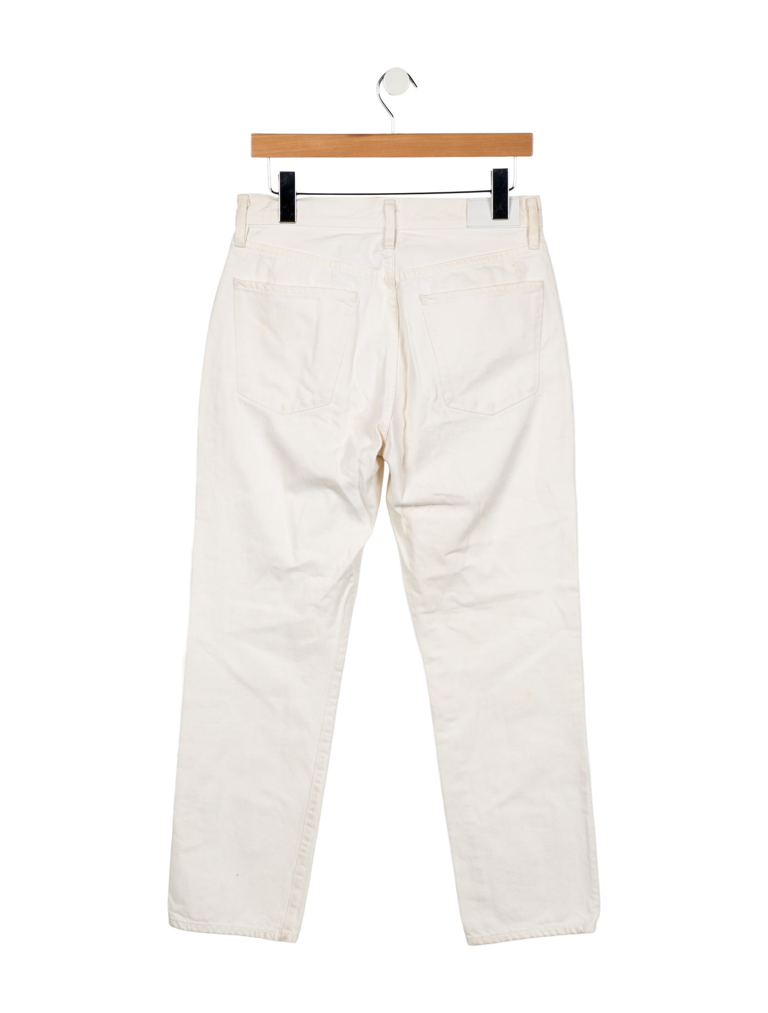 GoldSign Mid-Rise Straight Leg Jeans