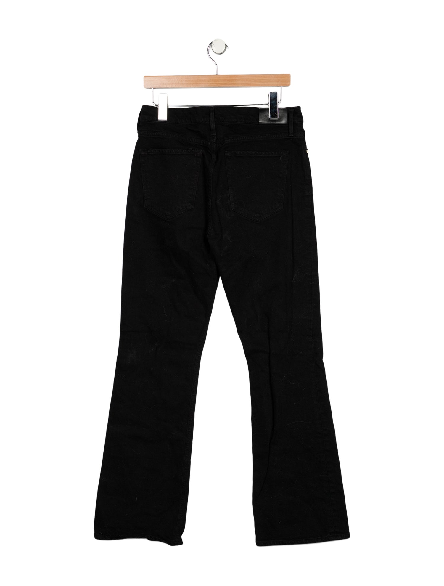GoldSign High-Rise Wide Leg Jeans