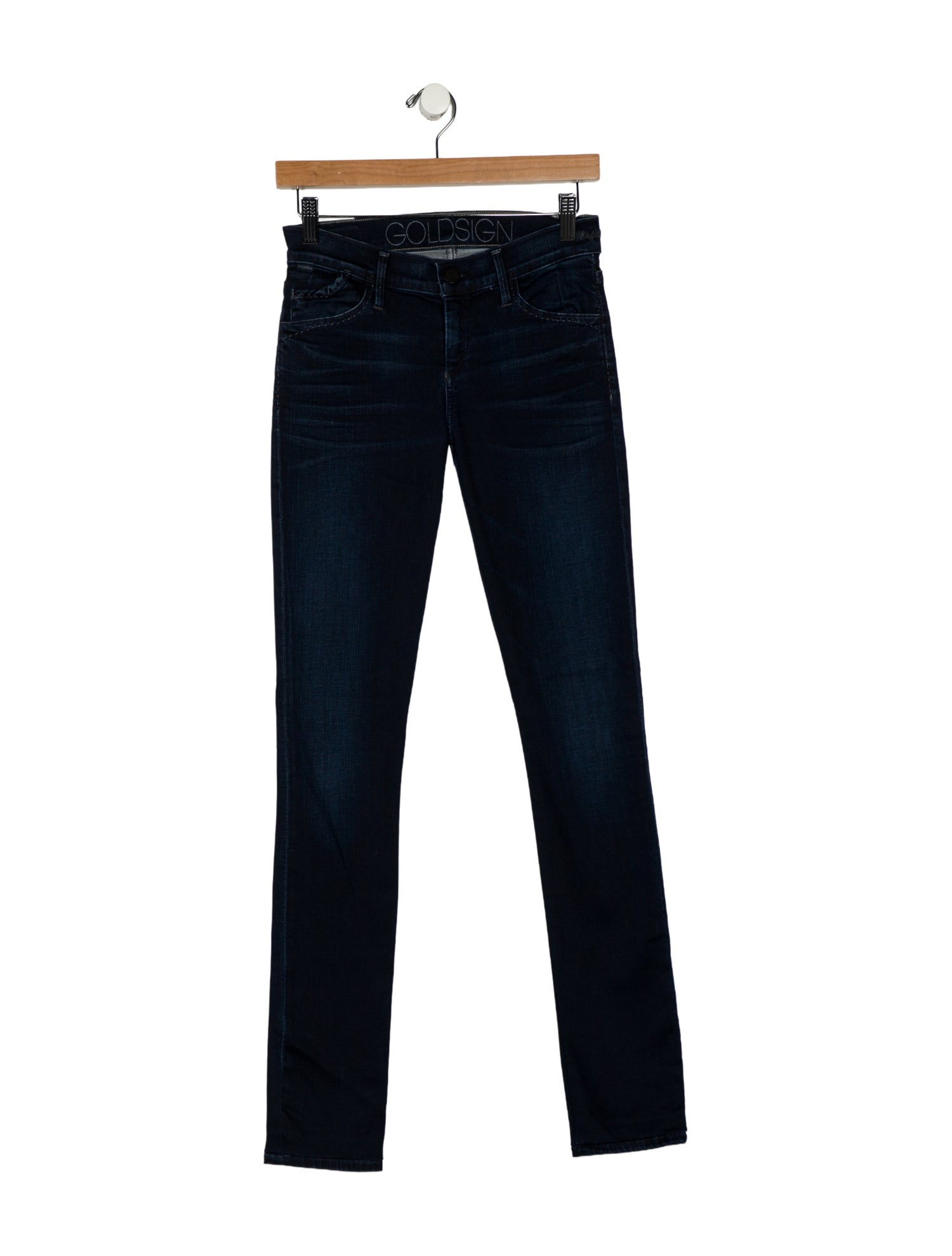 GoldSign Mid-Rise Skinny Leg Jeans