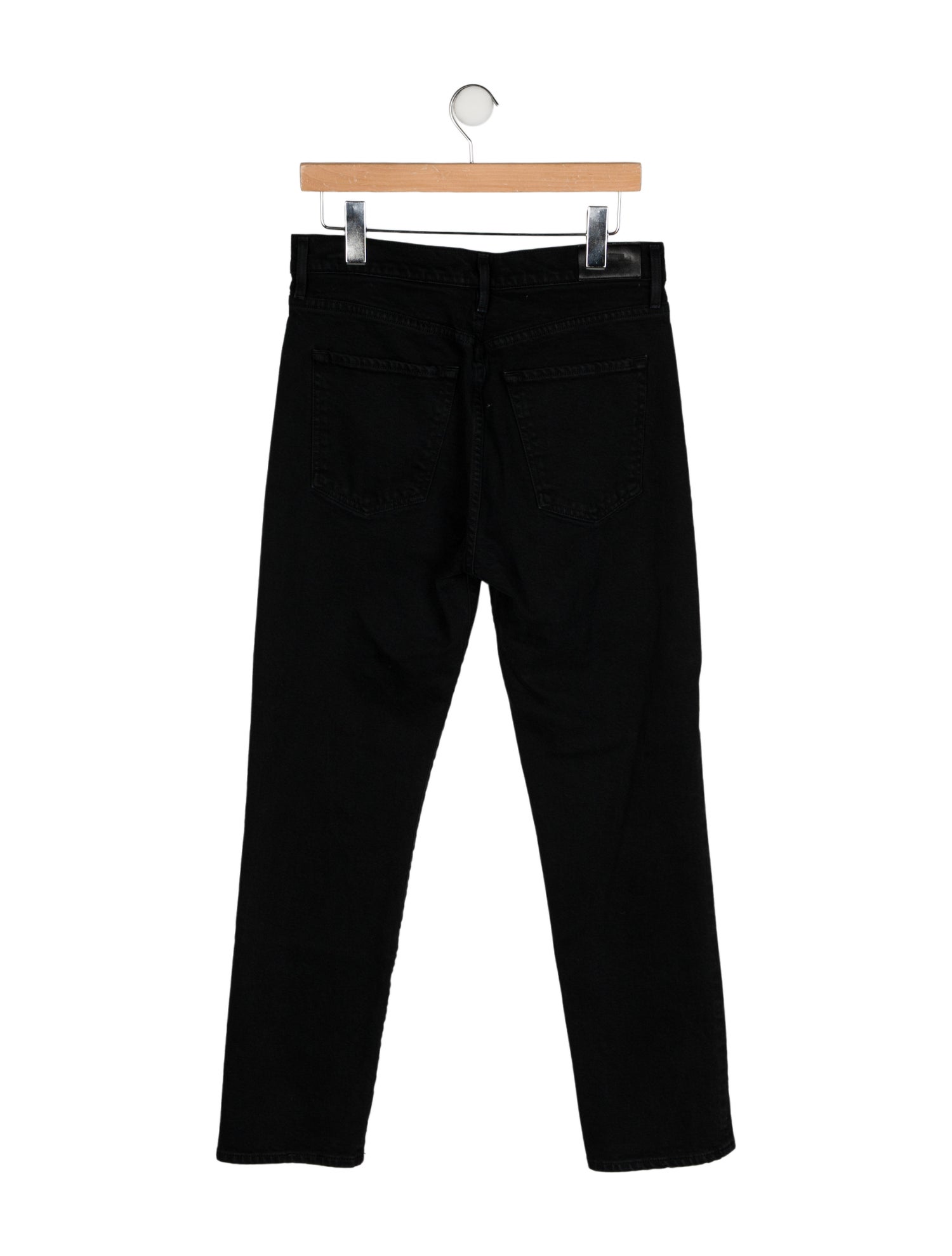 GoldSign High-Rise Straight Leg Jeans
