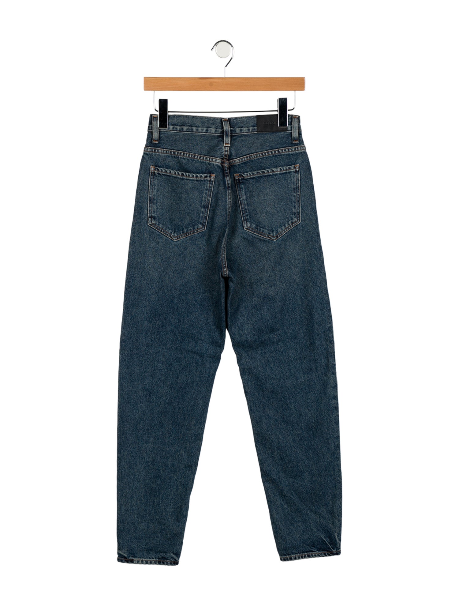 GoldSign High-Rise Straight Leg Jeans