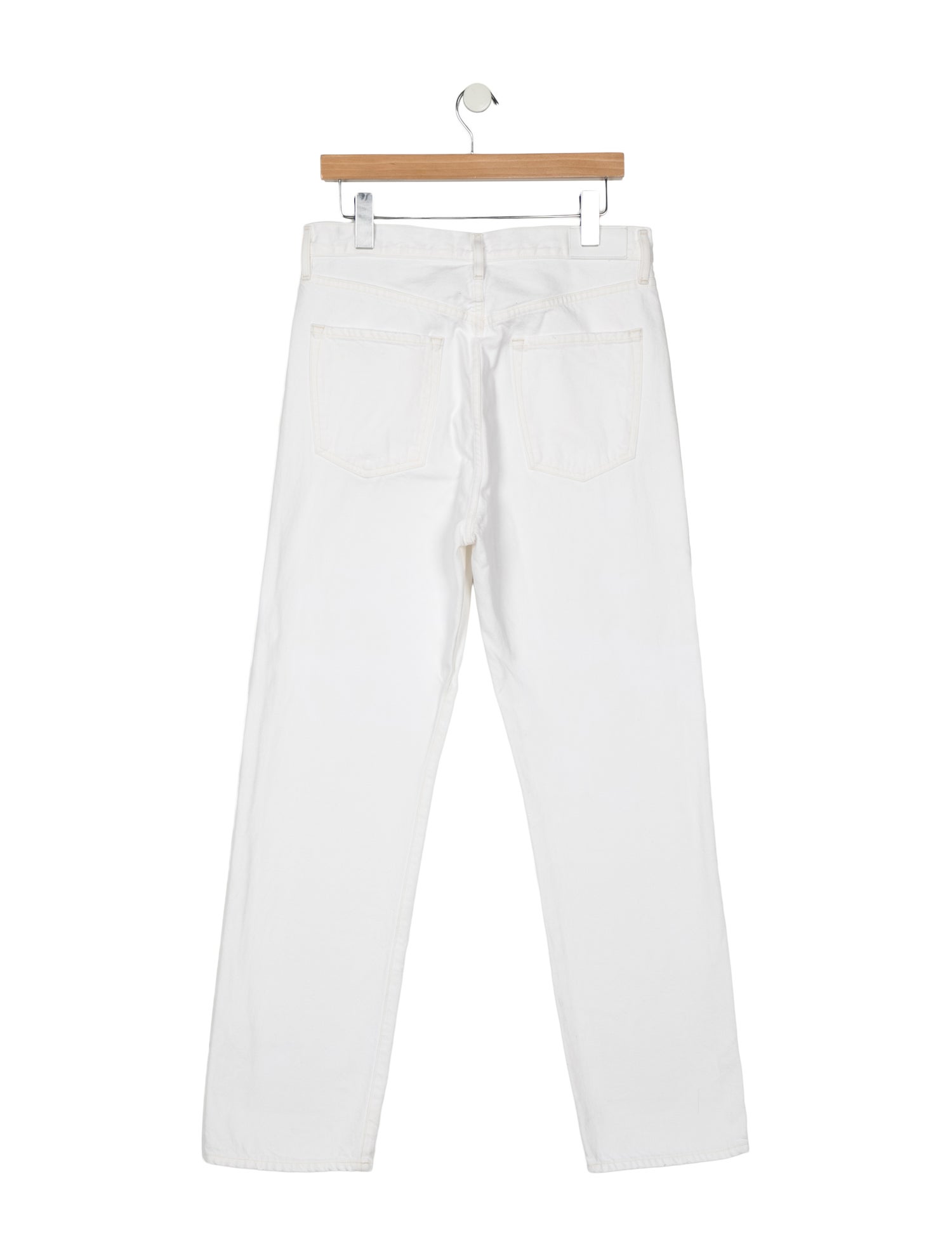 GoldSign High-Rise Straight Leg Jeans