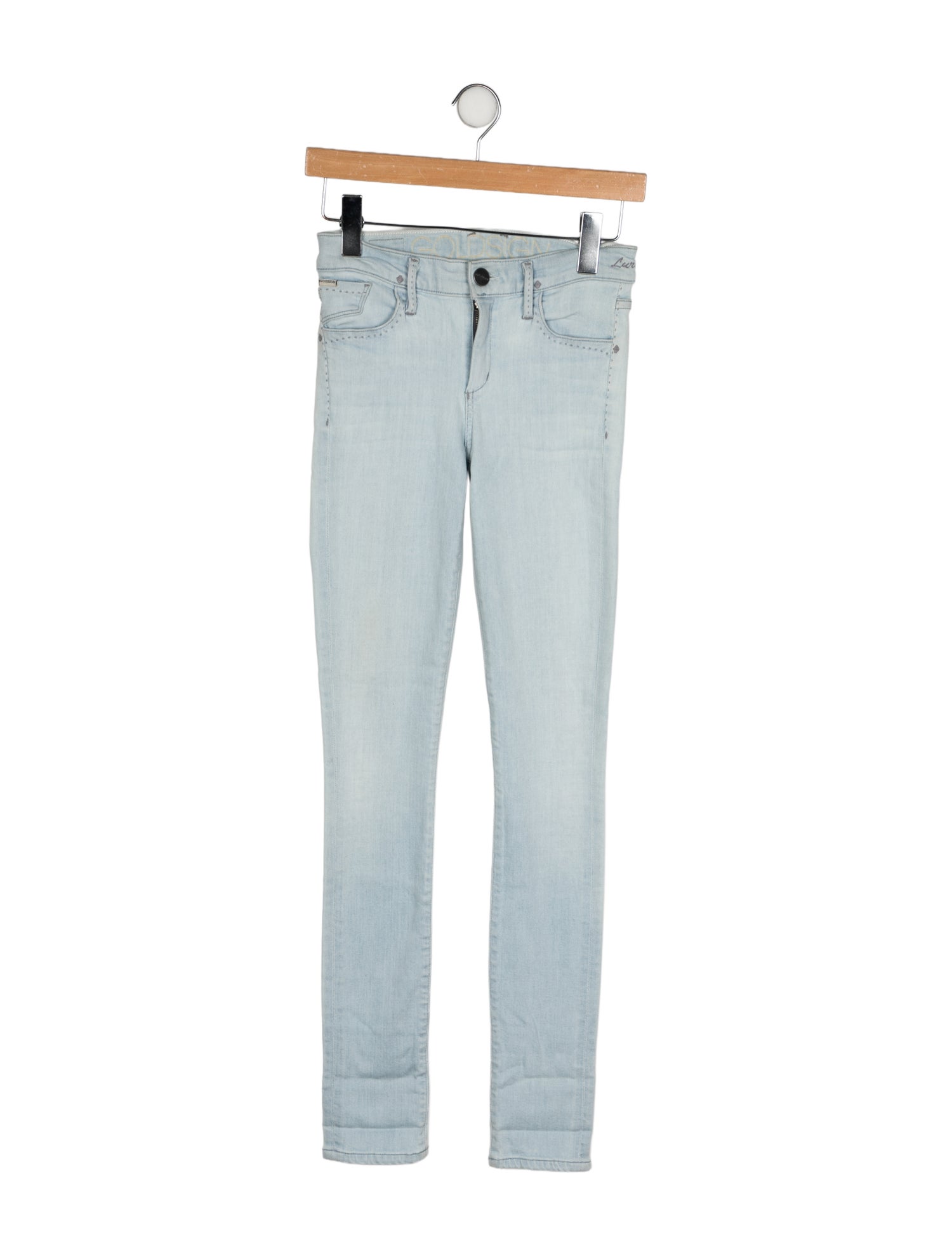 GoldSign Mid-Rise Skinny Leg Jeans