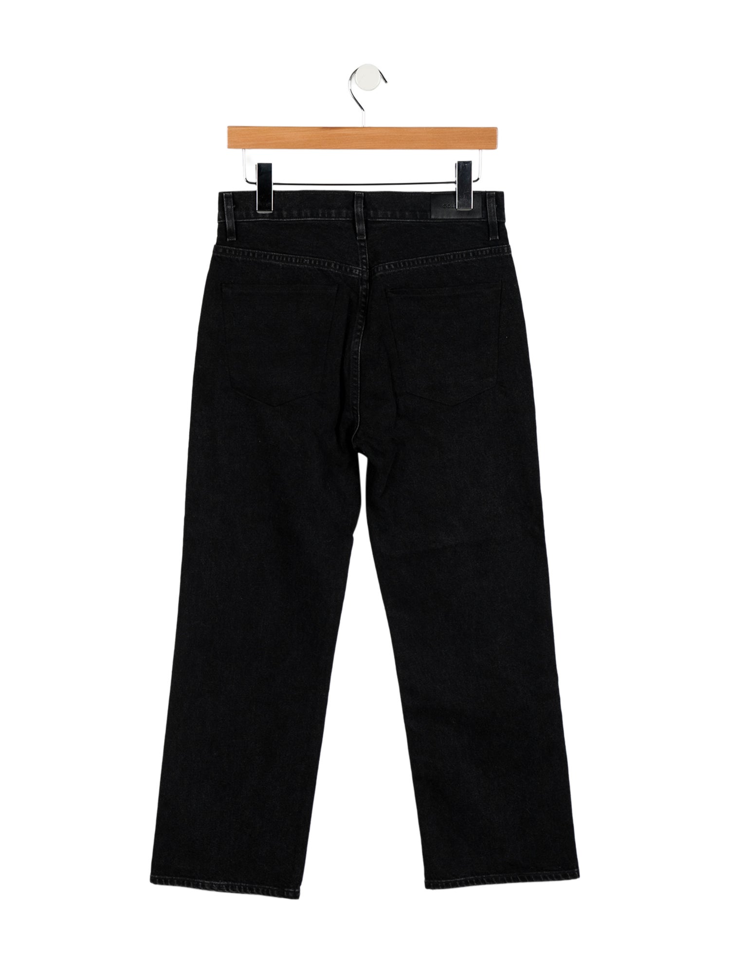 GoldSign High-Rise Straight Leg Jeans