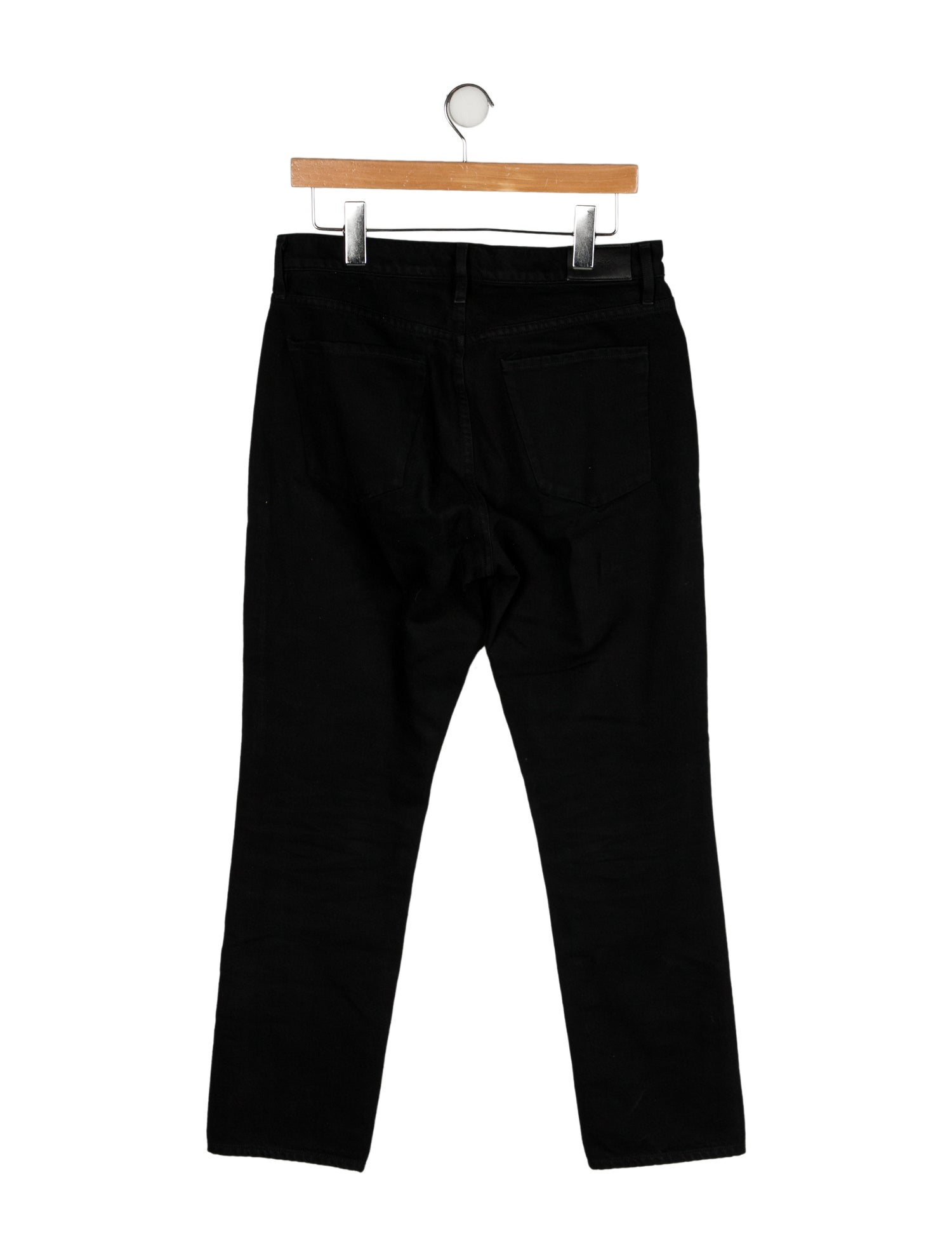 GoldSign High-Rise Straight Leg Jeans