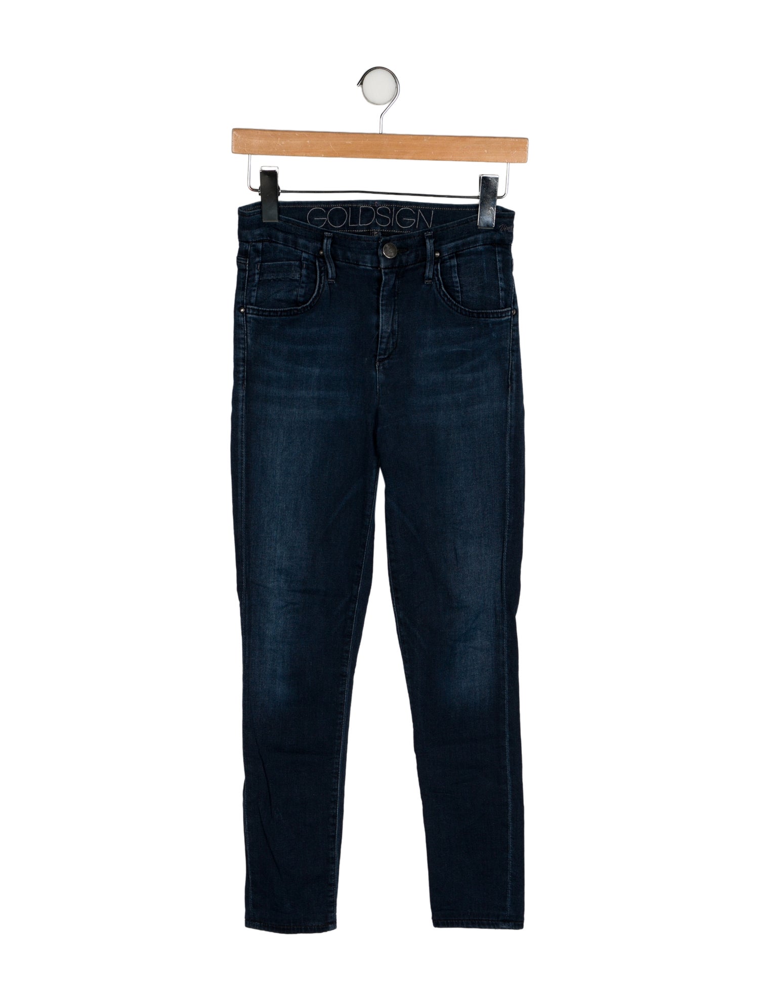 GoldSign Mid-Rise Skinny Leg Jeans