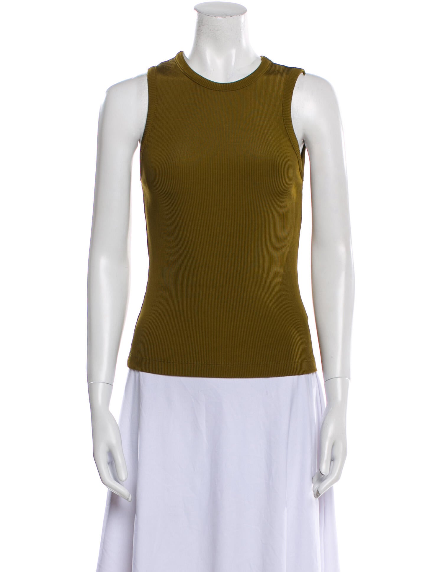 GoldSign Crew Neck Sleeveless Top