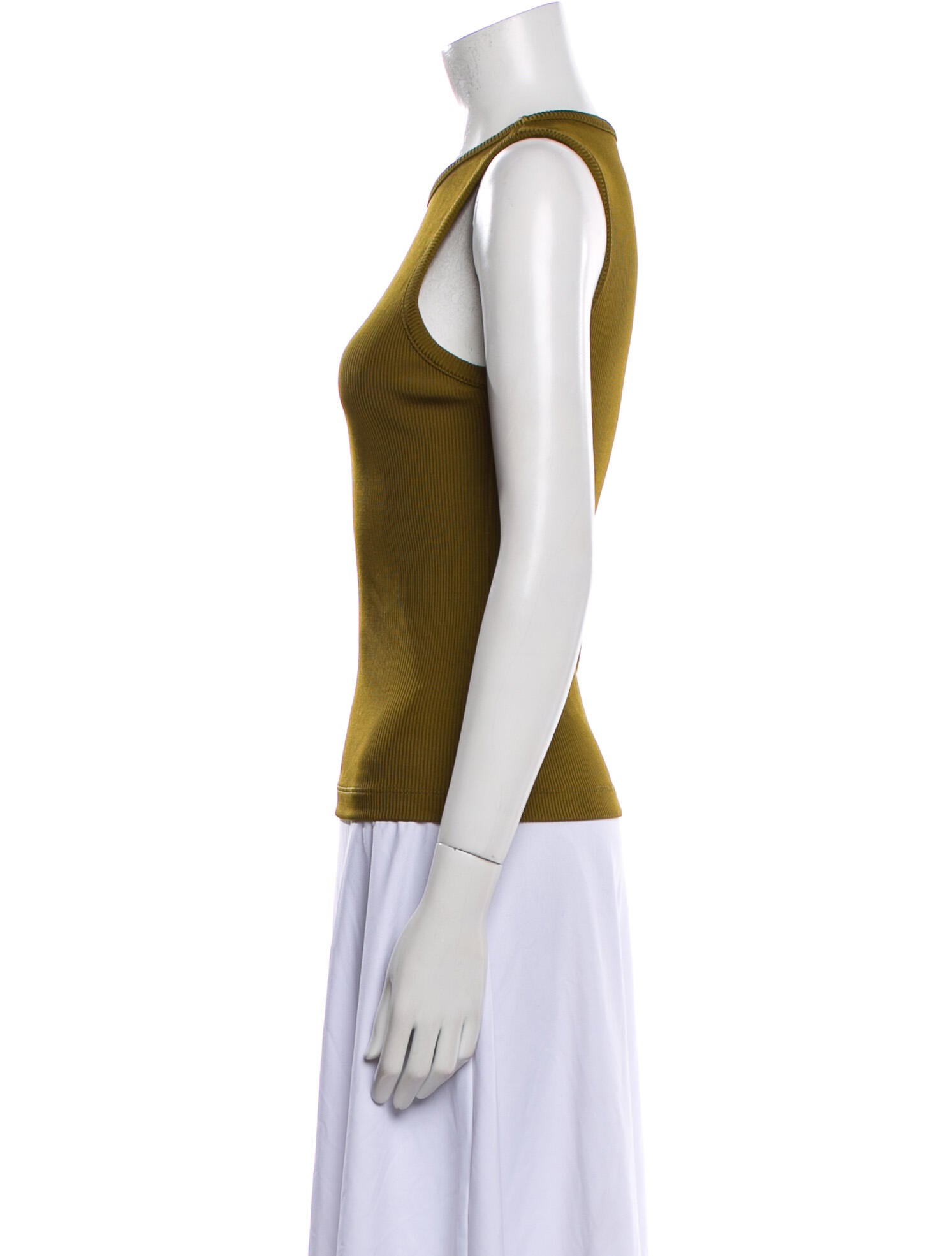 GoldSign Crew Neck Sleeveless Top