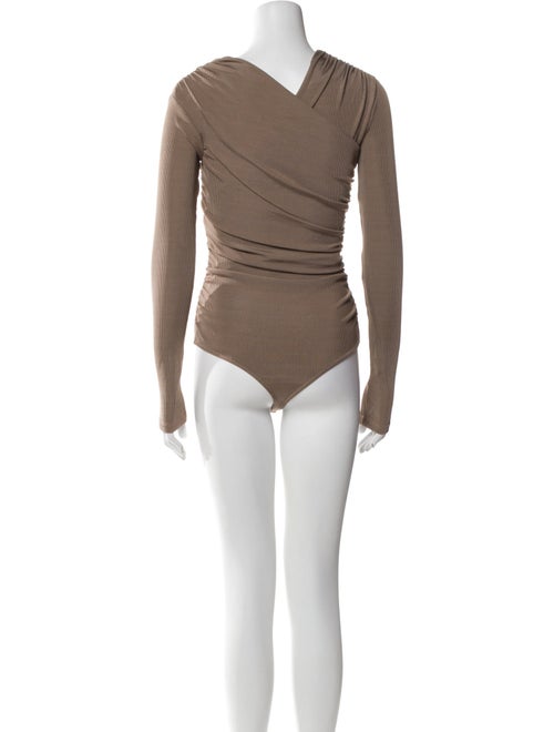 GoldSign V-Neck Long Sleeve Bodysuit