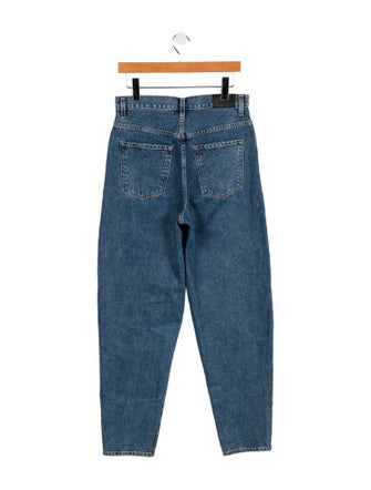 GoldSign High-Rise Straight Leg Jeans