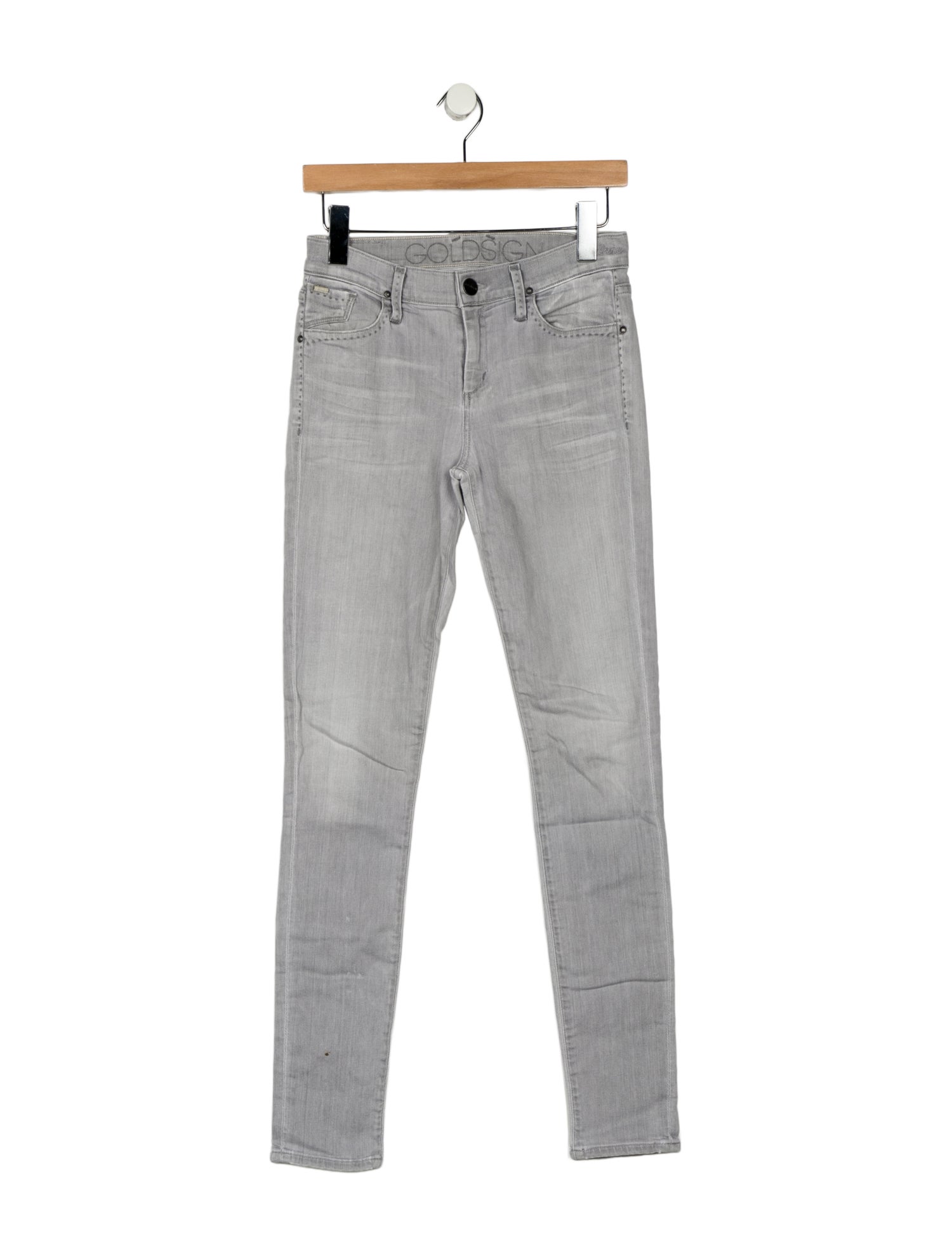 GoldSign Mid-Rise Skinny Leg Jeans